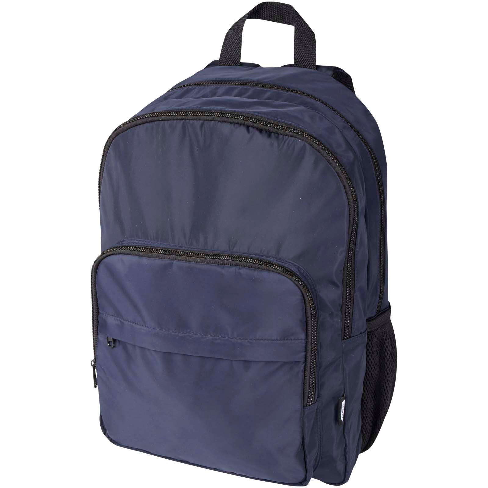 Trend Plus 15" Laptop-Rucksack aus recyceltem GRS-Material 20 L – Navy