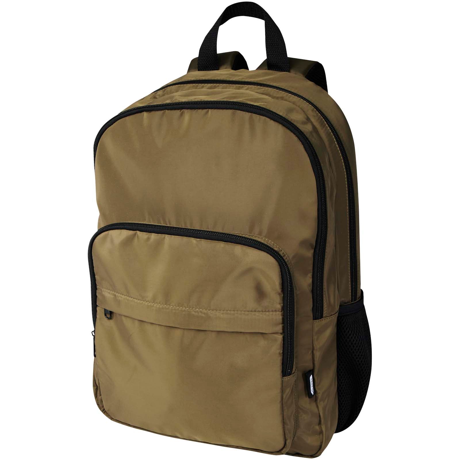 Trend Plus 15" Laptop-Rucksack aus recyceltem GRS-Material 20 L – Waldgrün