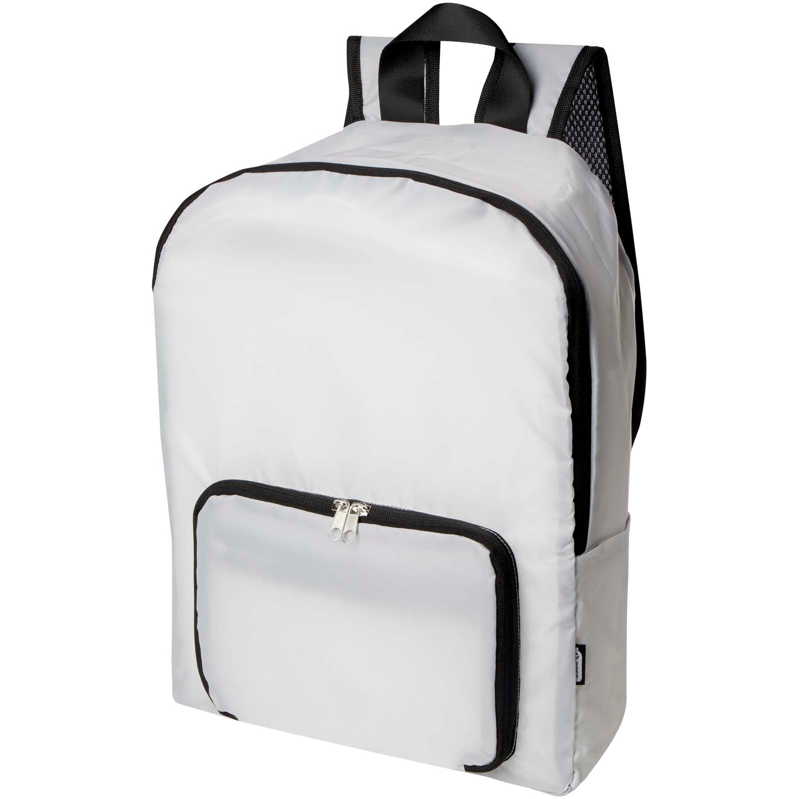 EcoFold faltbarer RPET Rucksack 15 L – Weiss