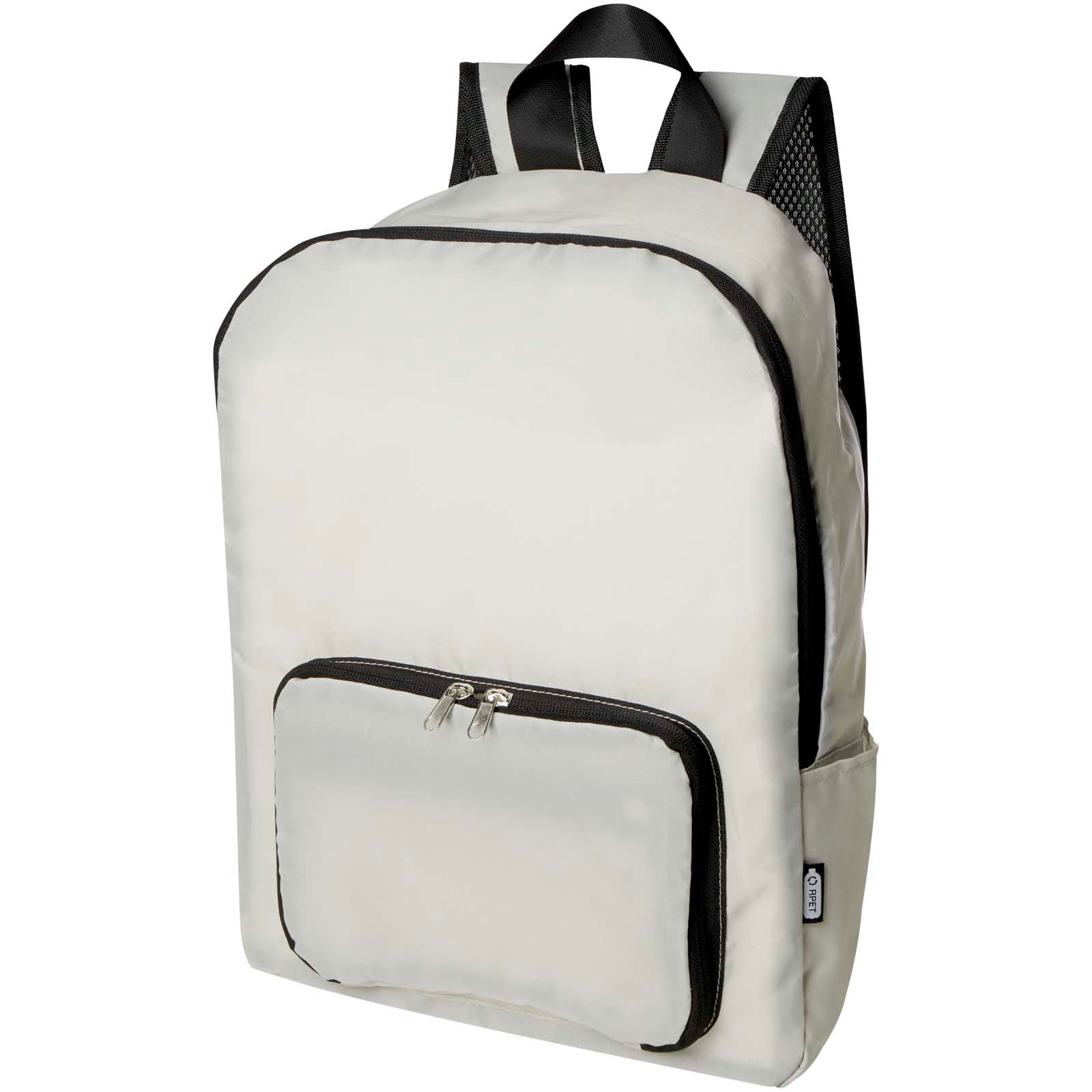 EcoFold faltbarer RPET Rucksack 15 L – Sandstone
