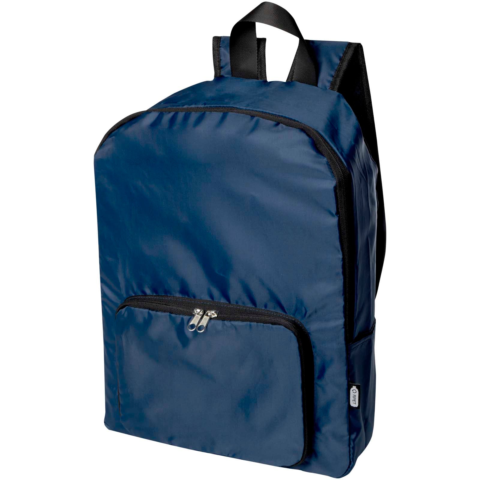 EcoFold faltbarer RPET Rucksack 15 L – Navy