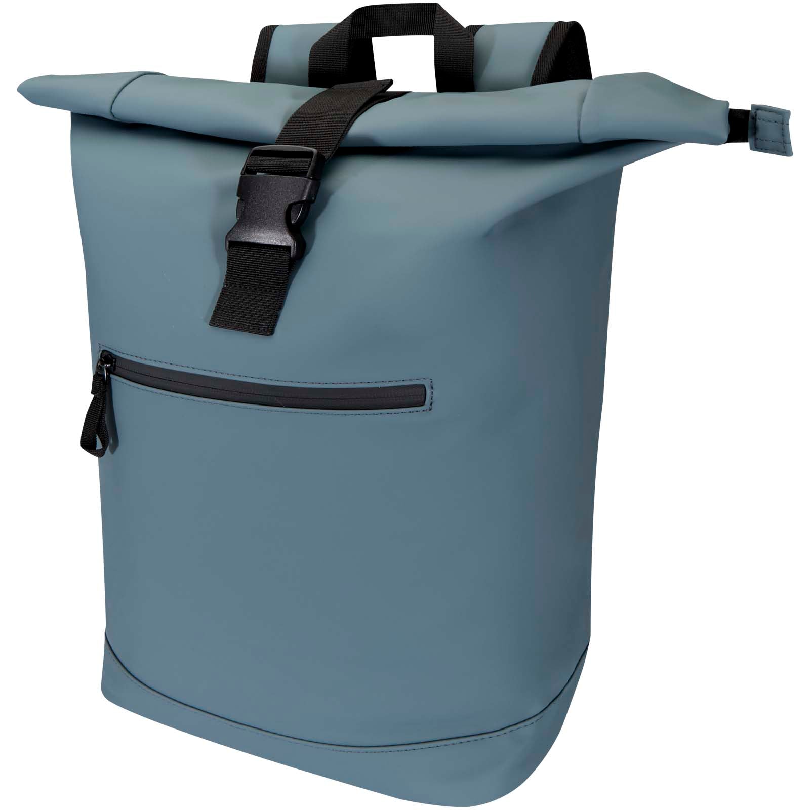 Resi Plus 15" GRS-recycelter Rolltop Rucksack 18 L – Hale Blau