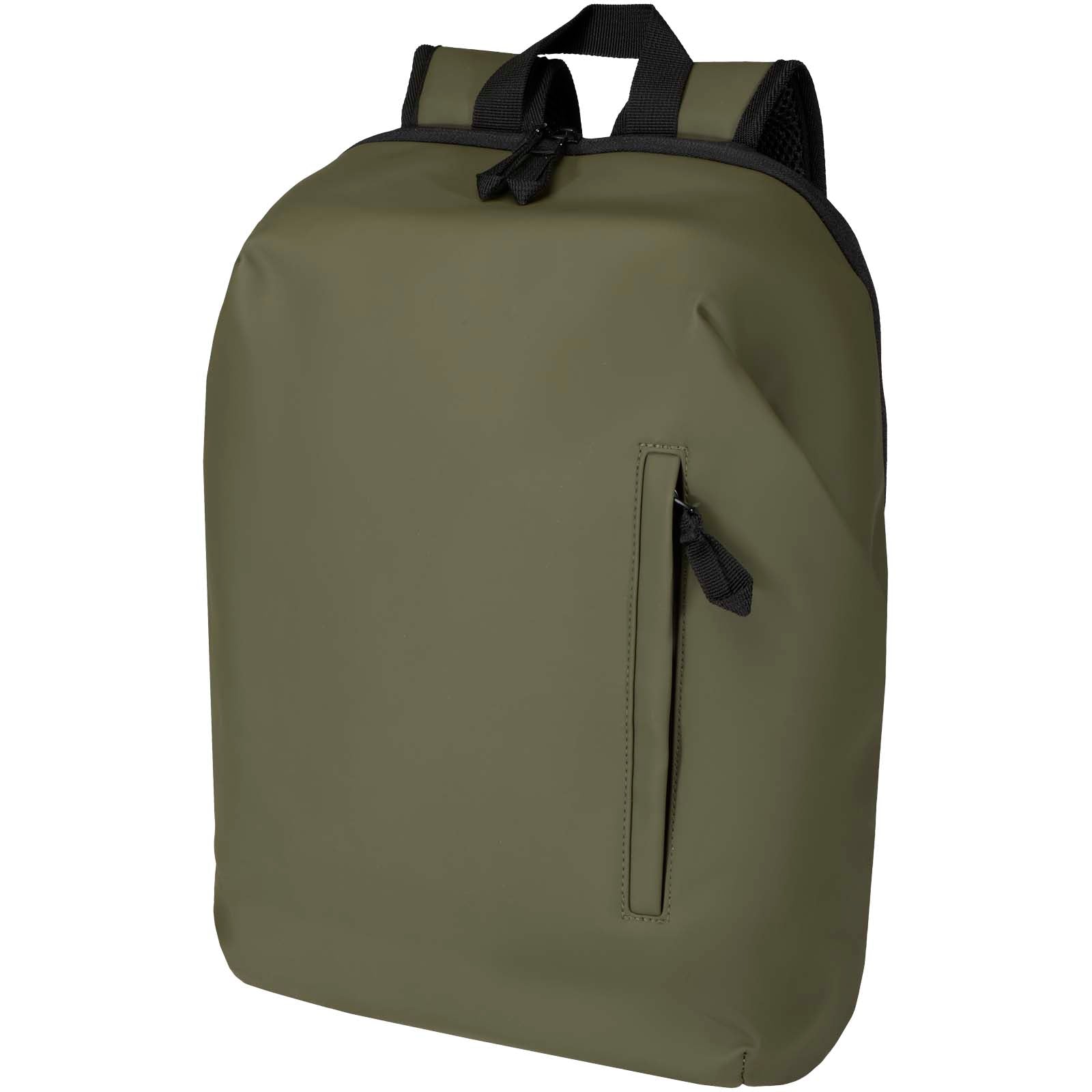 Resi Plus 15" GRS recycelter diebstahlsicherer Rucksack 18L – Waldgrün