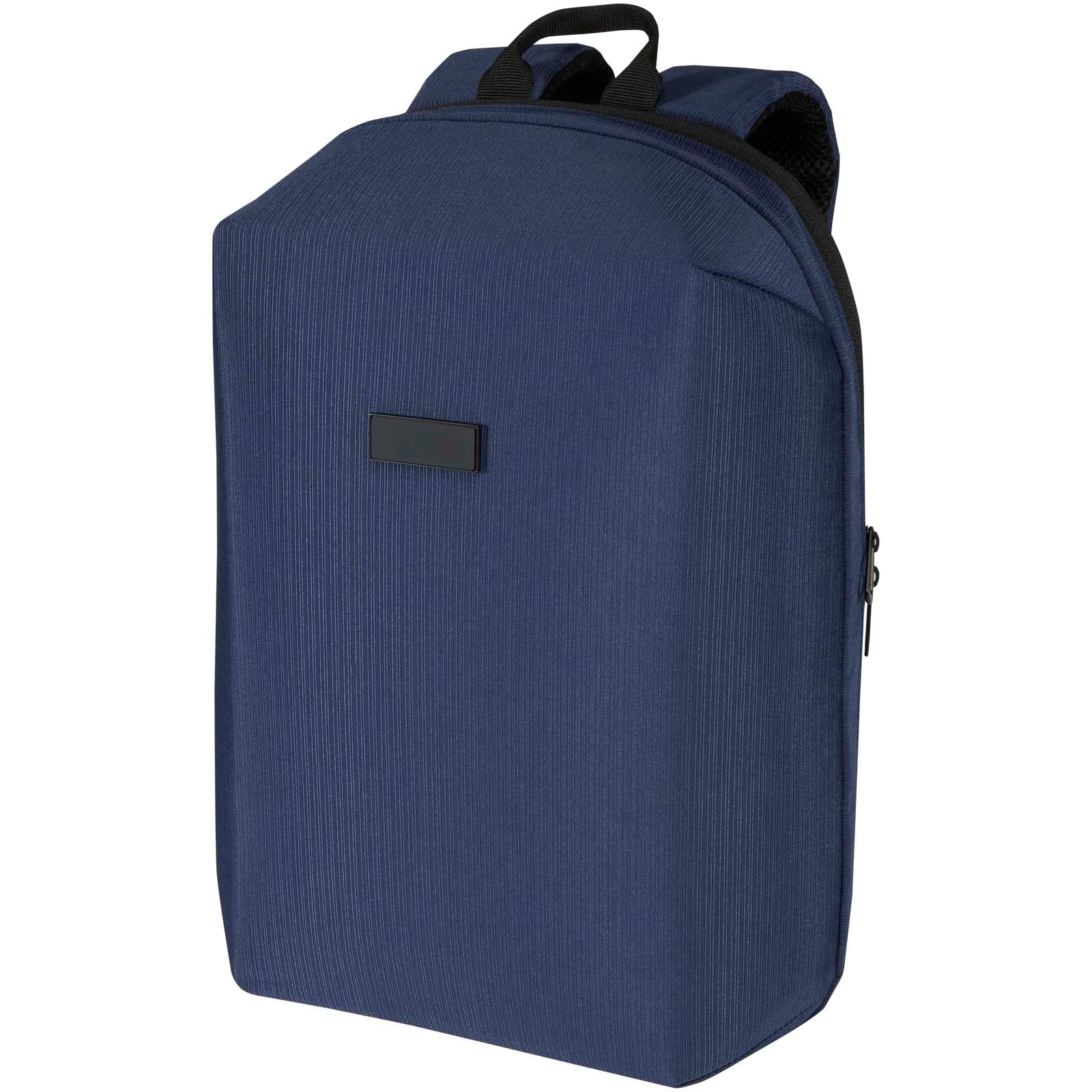 Luma 15" GRS Laptop-Rucksack aus recyceltem Material mit Diebstahlschutz 10L – Navy