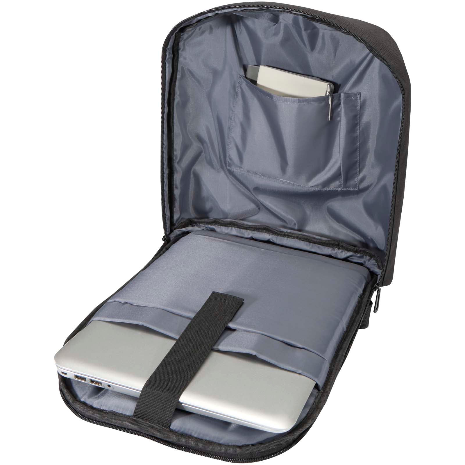Luma 15" GRS Laptop-Rucksack aus recyceltem Material mit Diebstahlschutz 10L