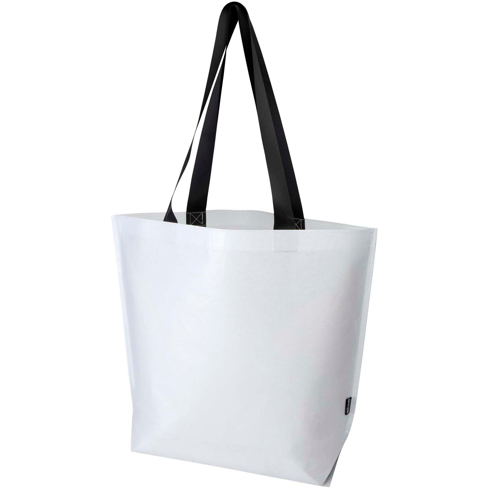 Duo GRS recycelte doppellaminierte Tragetasche Oversize 30L – Weiss