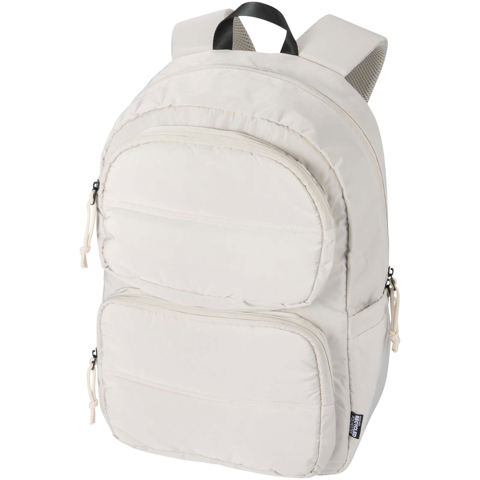 Puffer 15,6" GRS recycelter Laptoprucksack 18L – Sandstone