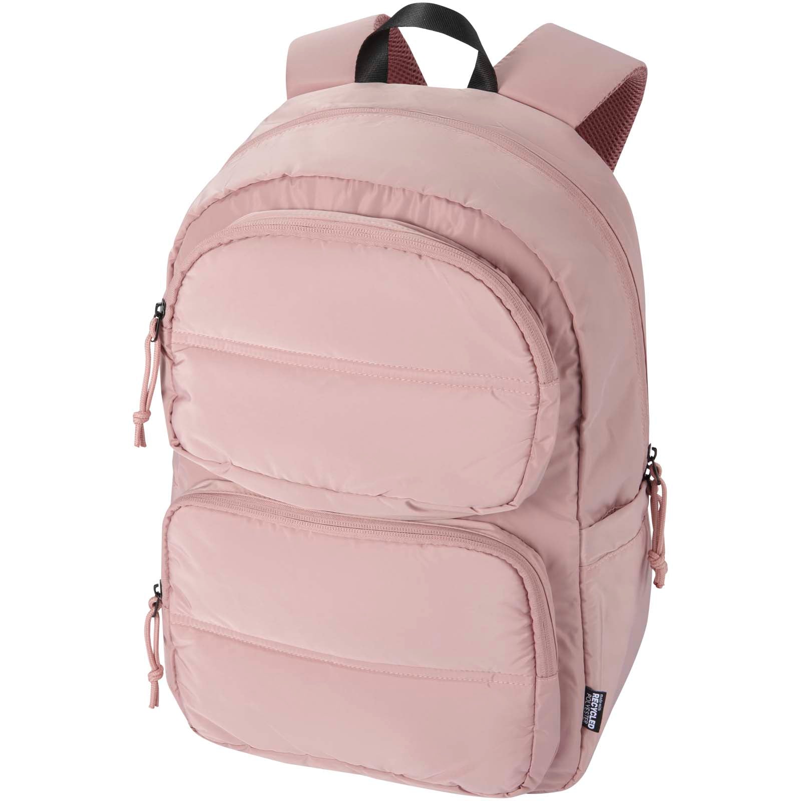 Puffer 15,6" GRS recycelter Laptoprucksack 18L – Altrosa
