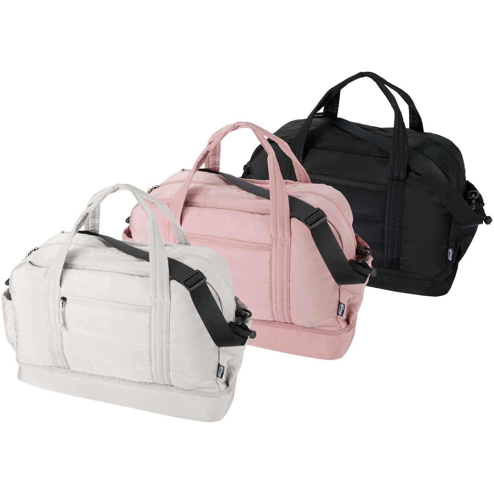 Puffer GRS recycelte Reisetasche mit isoliertem Boden 30L