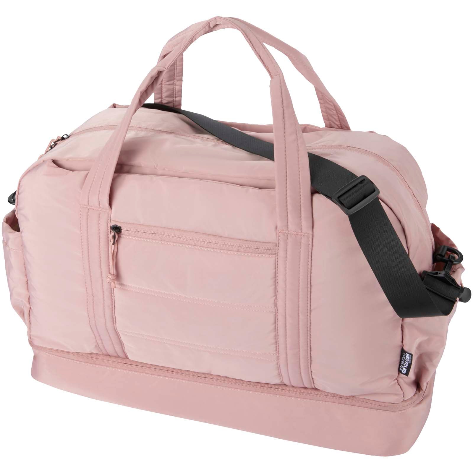Puffer GRS recycelte Reisetasche mit isoliertem Boden 30L – Altrosa