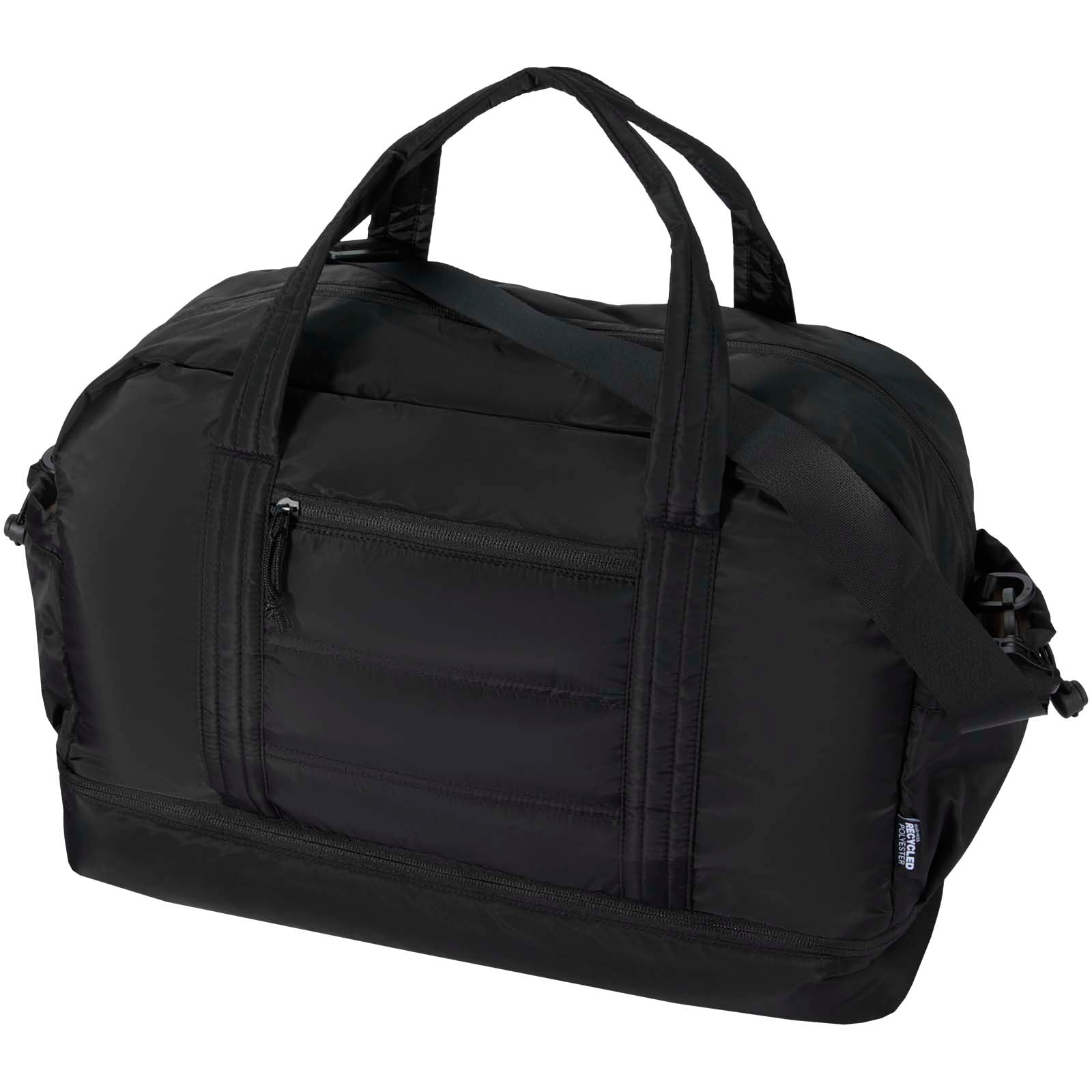 Puffer GRS recycelte Reisetasche mit isoliertem Boden 30L – Schwarz