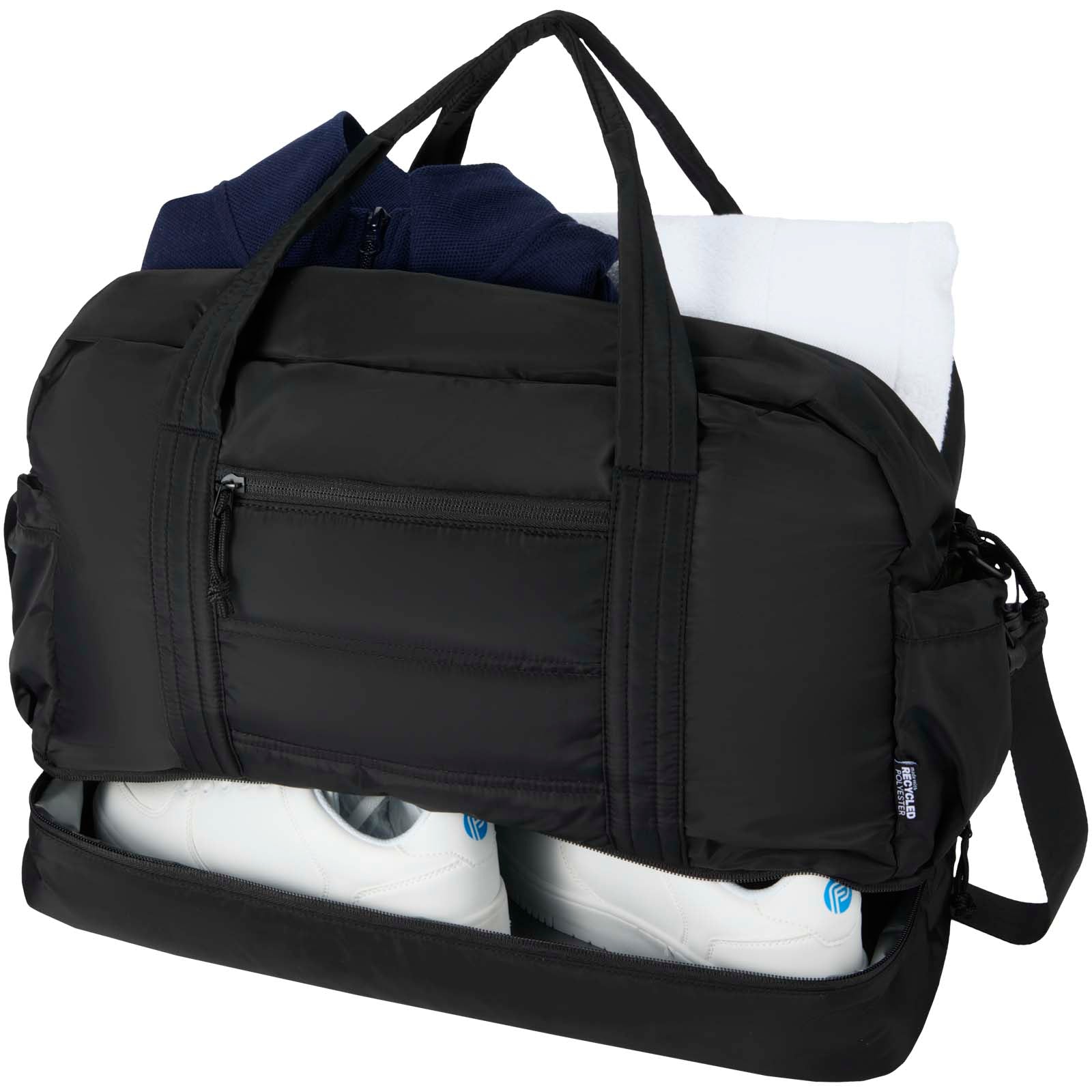 Puffer GRS recycelte Reisetasche mit isoliertem Boden 30L