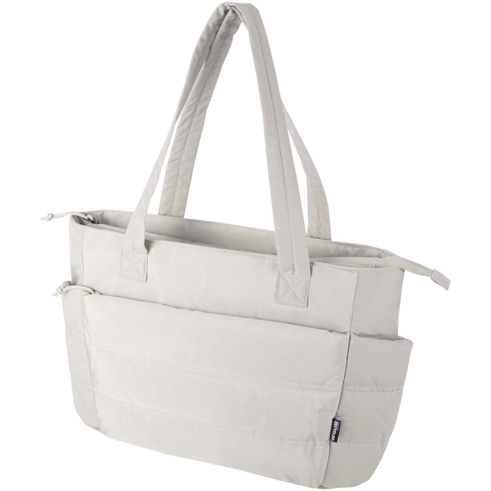 Puffer 15,6" GRS recycelte Laptoptragetasche 18L – Sandstone