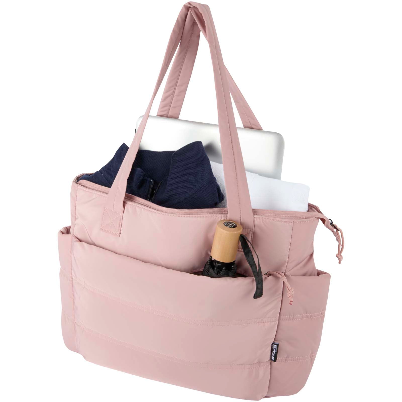 Puffer 15,6" GRS recycelte Laptoptragetasche 18L