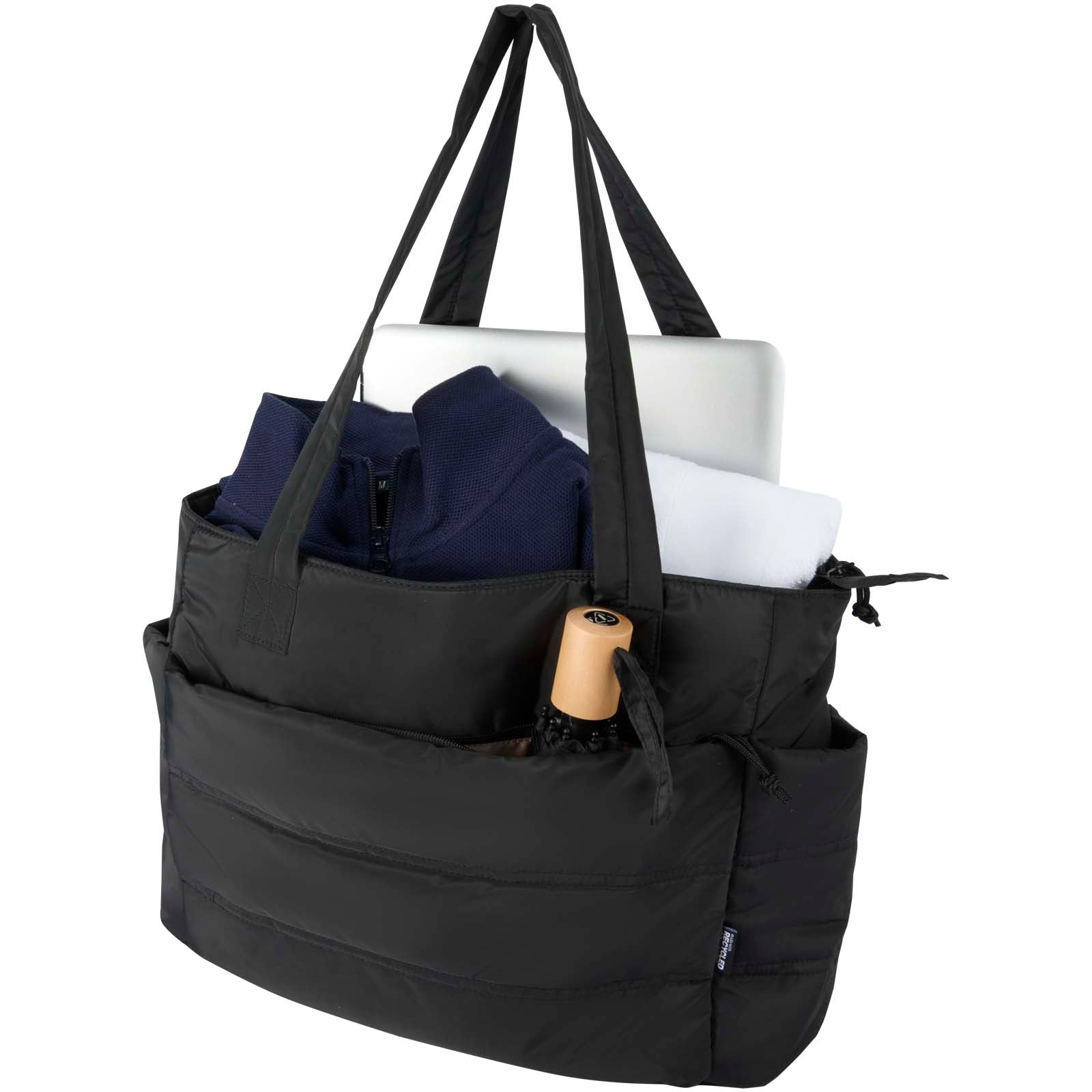 Puffer 15,6" GRS recycelte Laptoptragetasche 18L