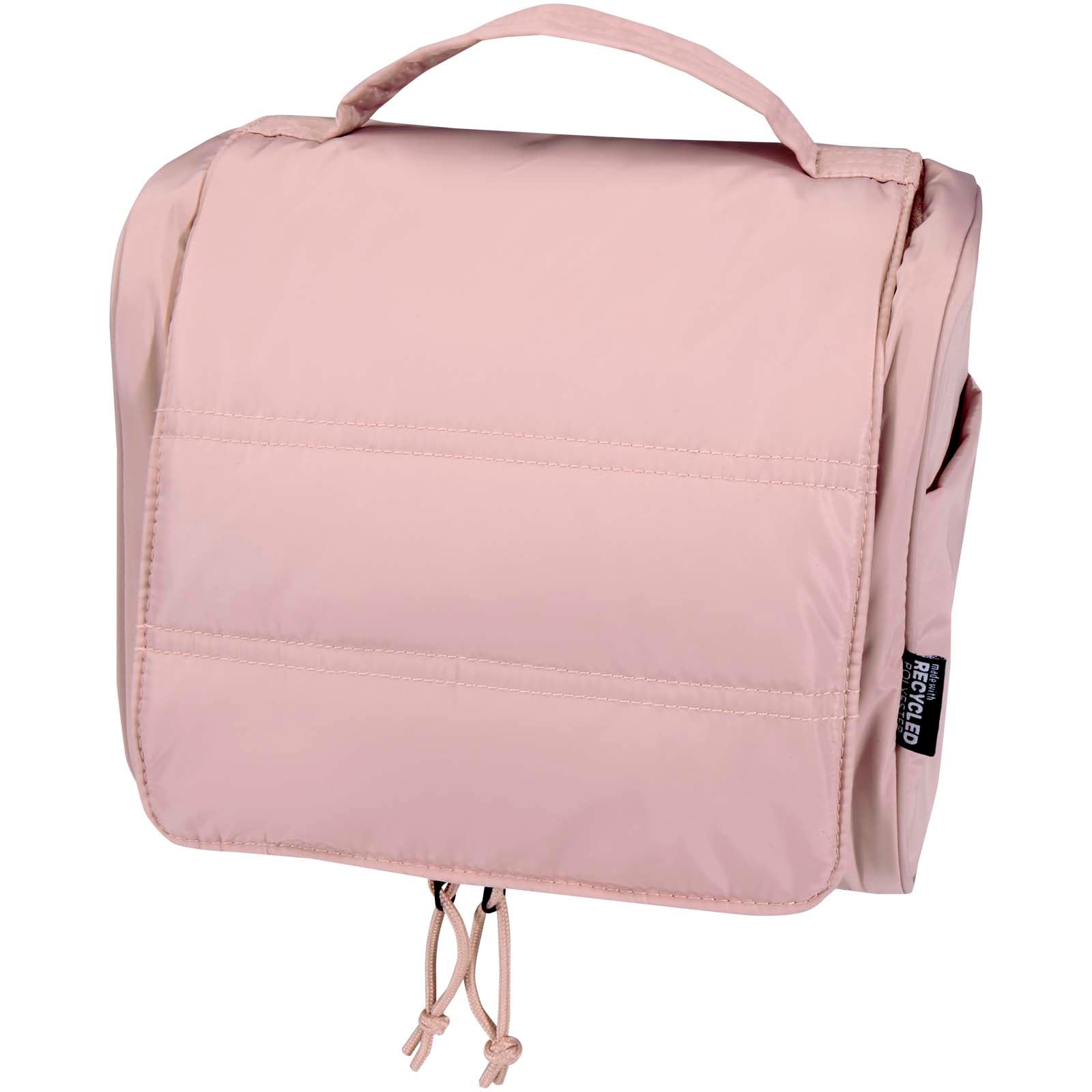 Puffer GRS recycelte aufhängbare Kulturtasche 8L – Altrosa