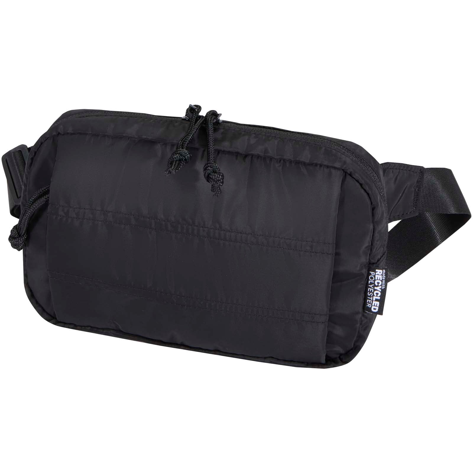 Puffer GRS recycelte Gürteltasche 1,5L – Schwarz