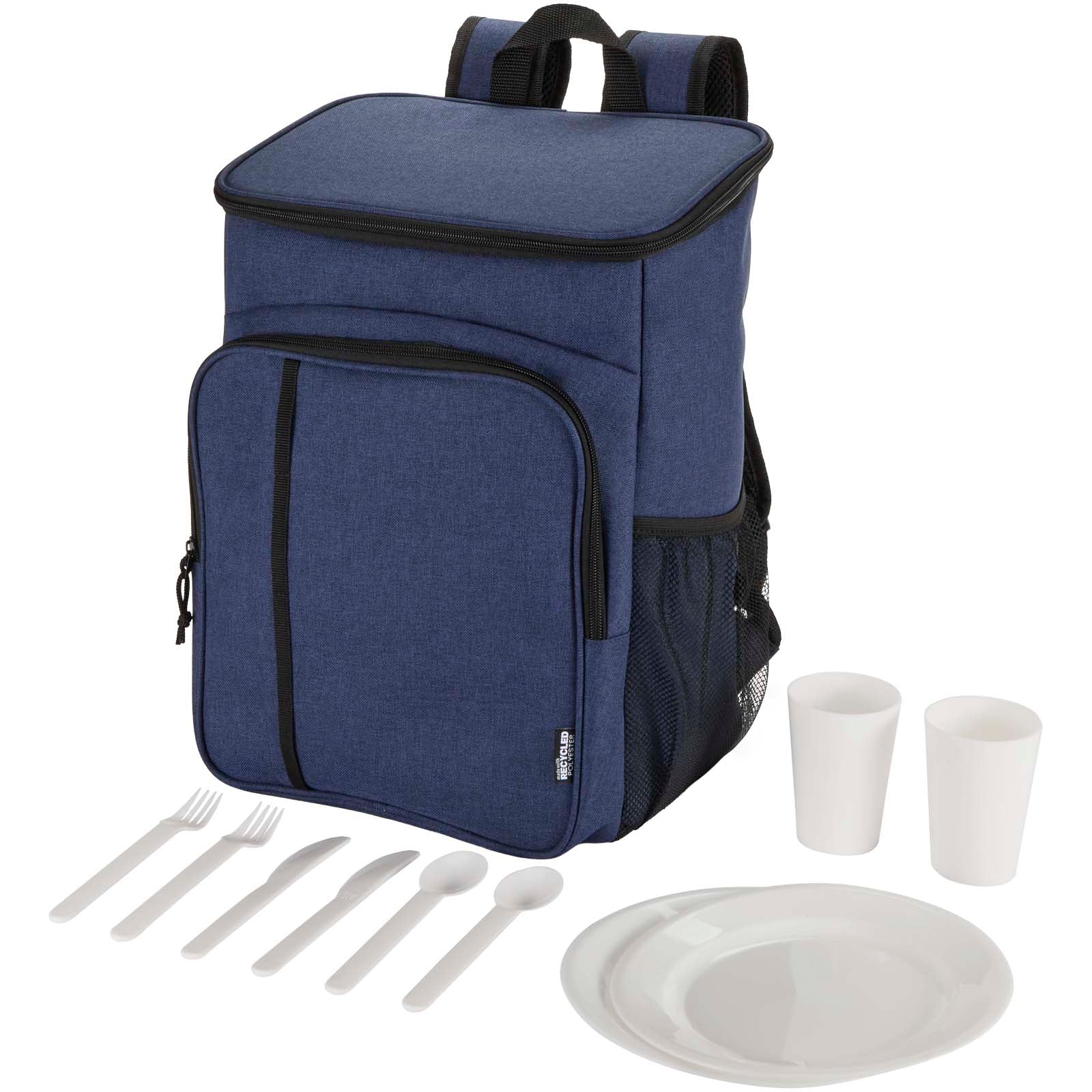 Tundra GRS recycelter Picknickkühlrucksack mit Besteckset 20L