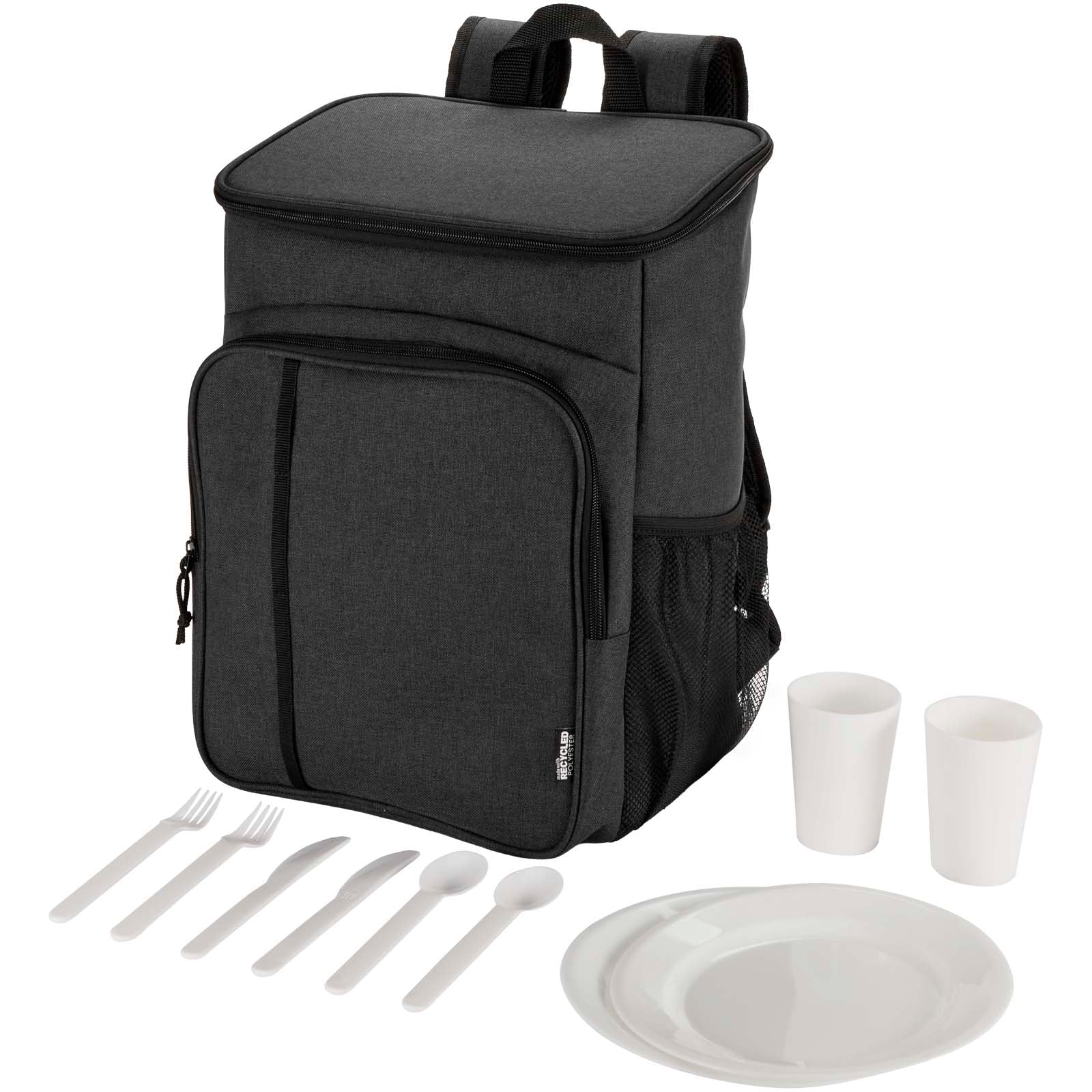 Tundra GRS recycelter Picknickkühlrucksack mit Besteckset 20L