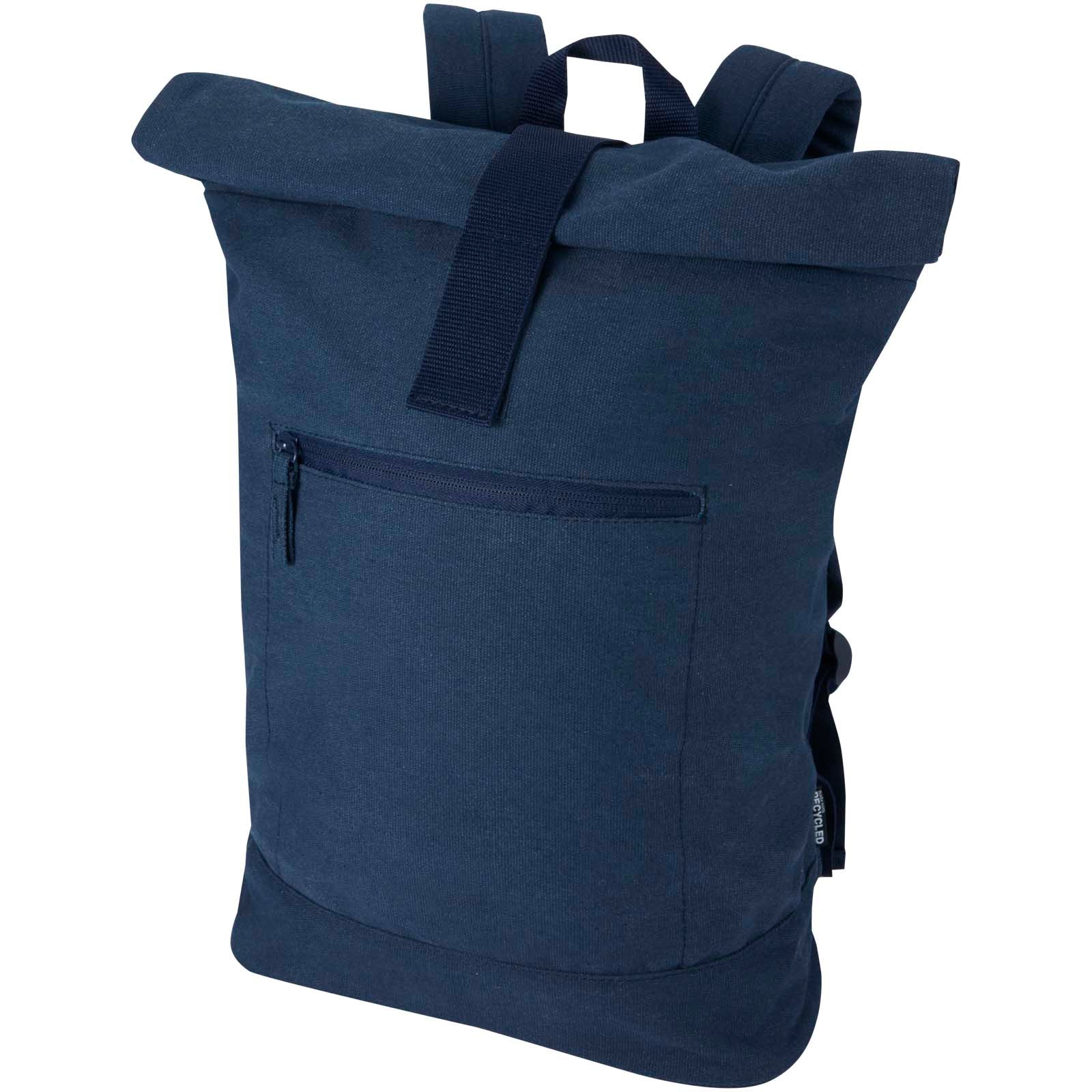 Recanvas 14” GRS recycelter Rolltop-Rucksack 16L – Navy