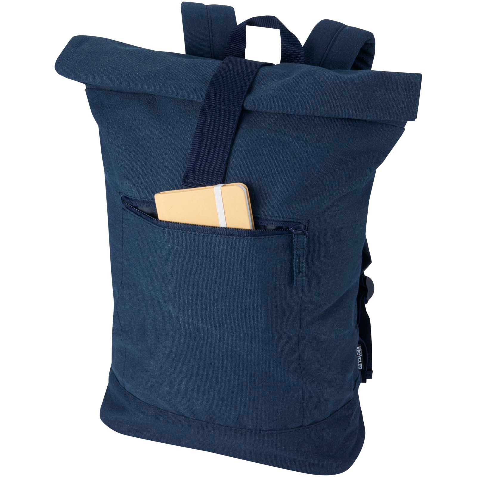Recanvas 14” GRS recycelter Rolltop-Rucksack 16L