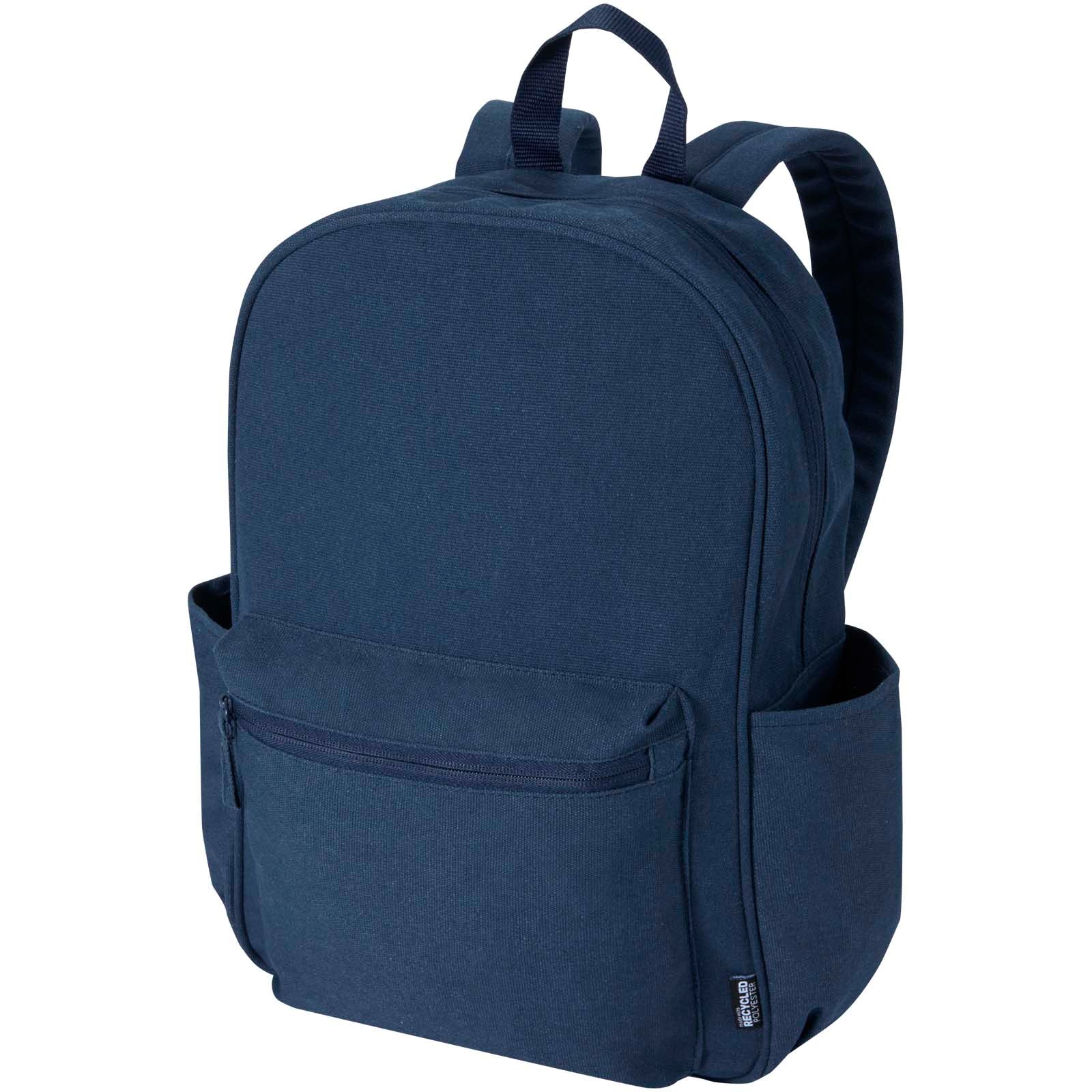 Recanvas 15,6” GRS recycelter City-Rucksack 16L – Navy