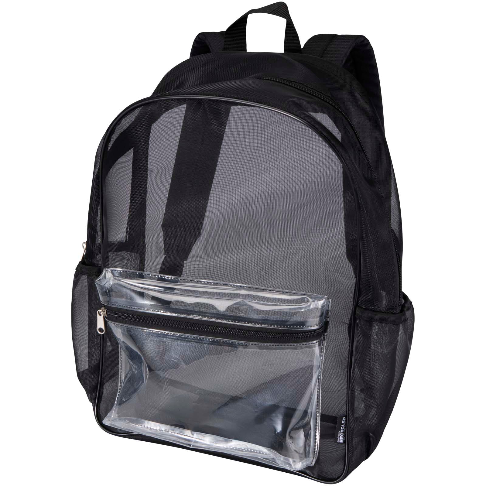 Mesh 18 L Rucksack aus GRS Recyclingmaterial – Schwarz