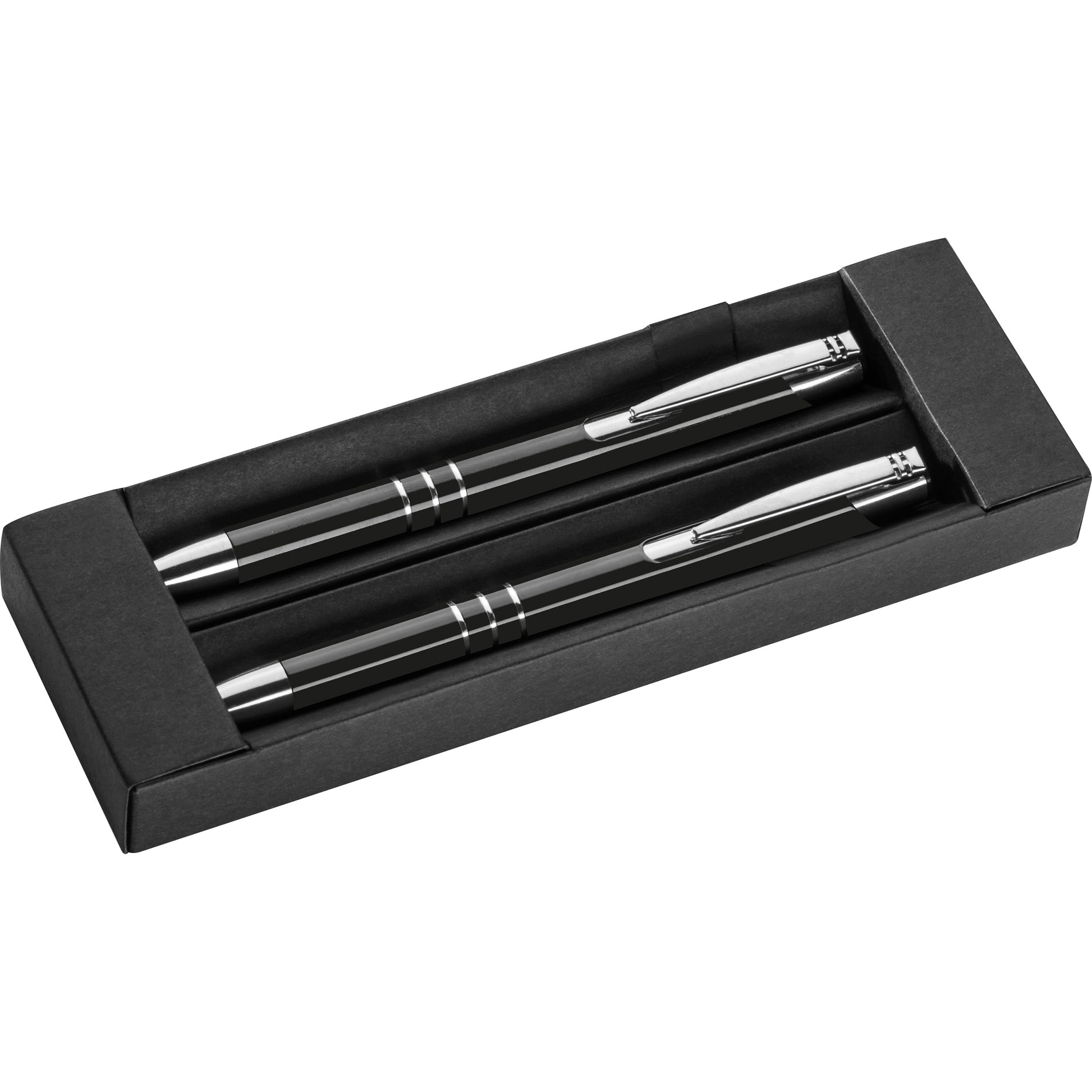 Schreibset mit Kugelschreiber und Druckbleistift aus Metall KELLY