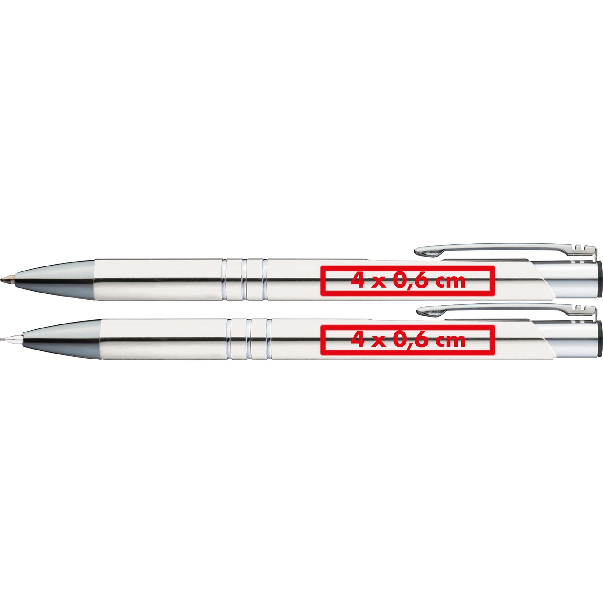 Schreibset mit Kugelschreiber und Druckbleistift aus Metall KELLY