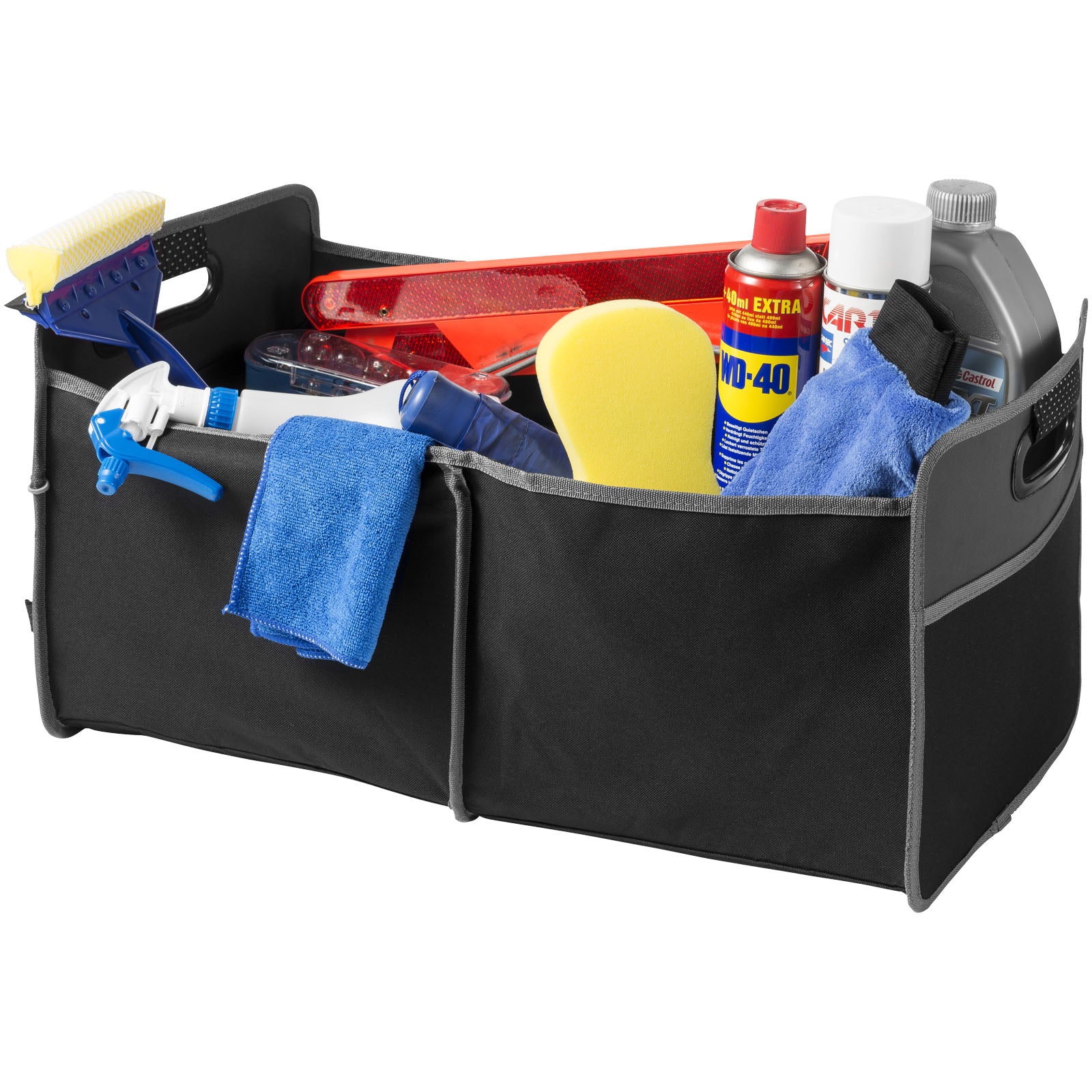 Accordion Kofferraum Organizer – Schwarz