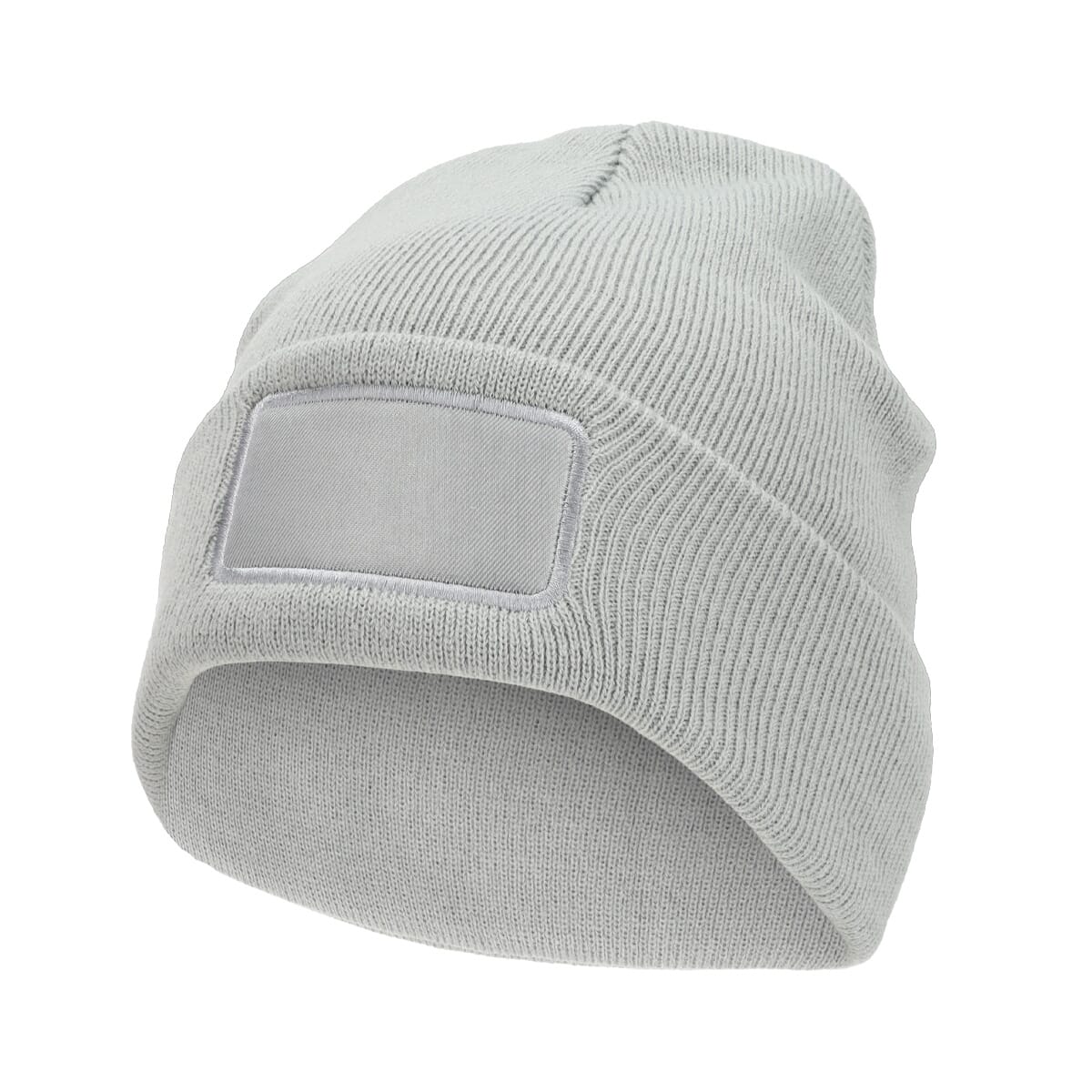Strickmütze mit Label