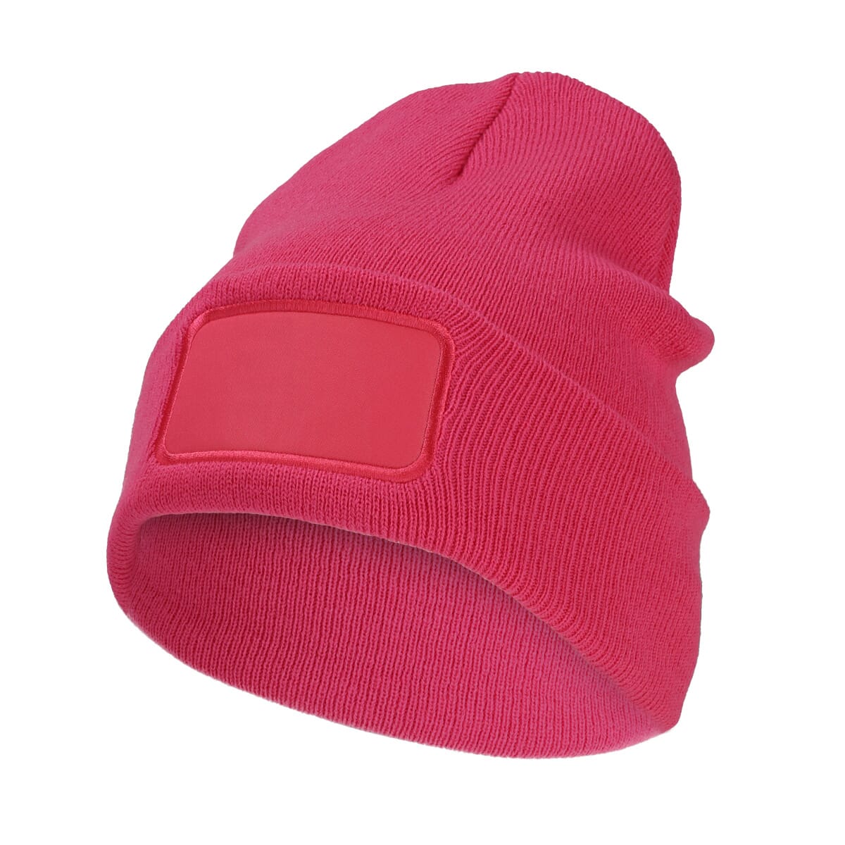 Strickmütze mit Label