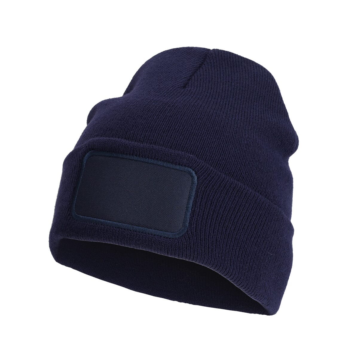 Strickmütze mit Label