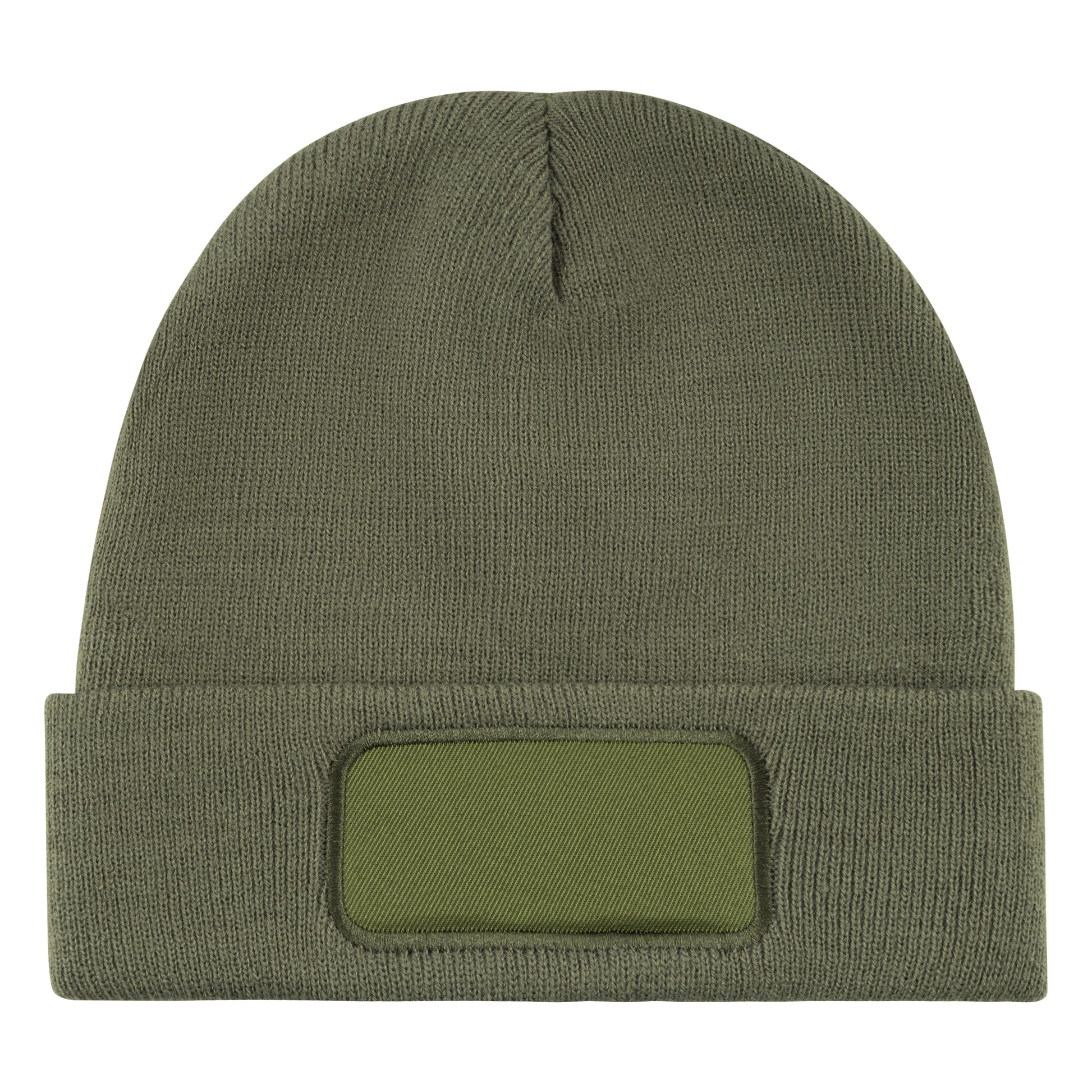Strickmütze mit Label