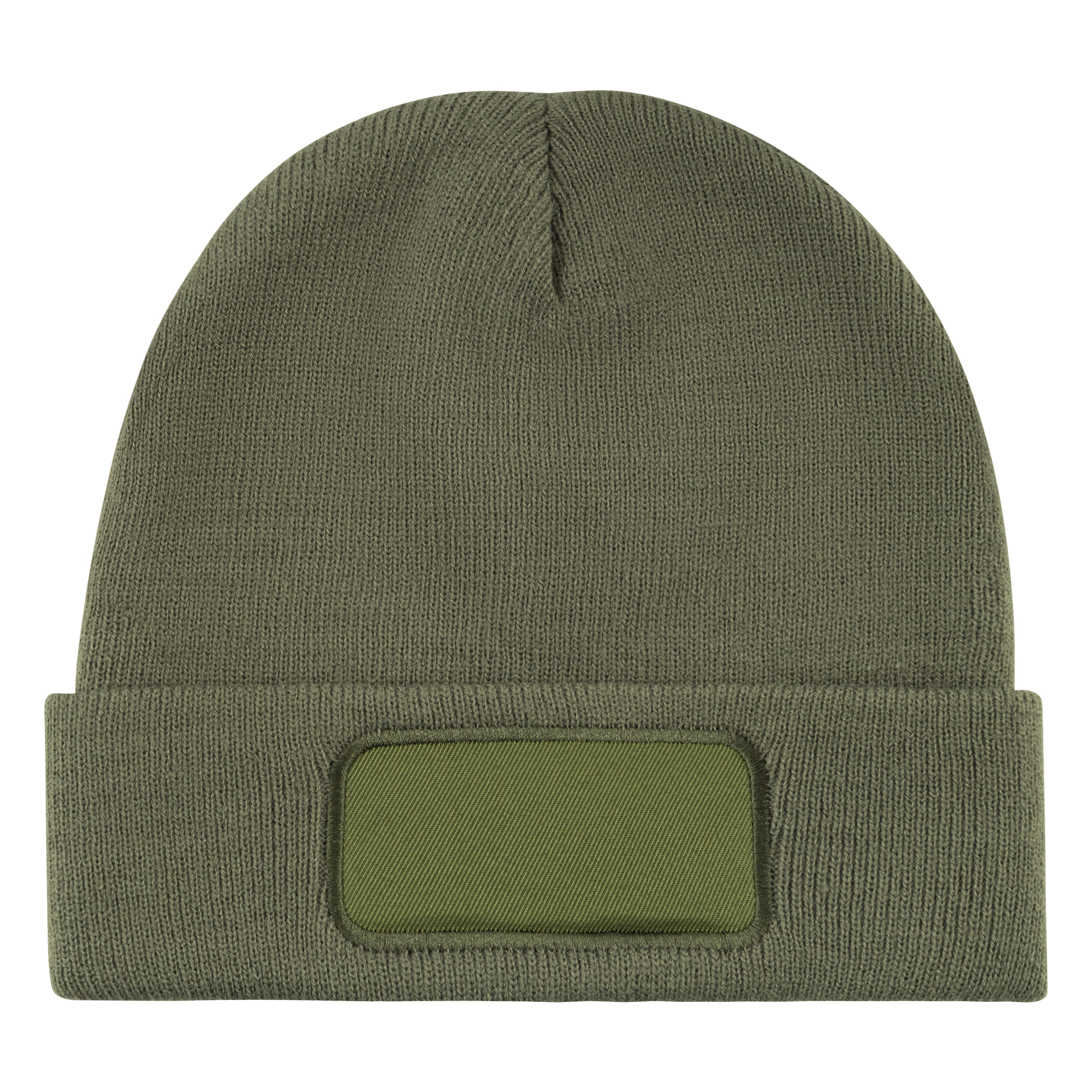 Strickmütze mit Label