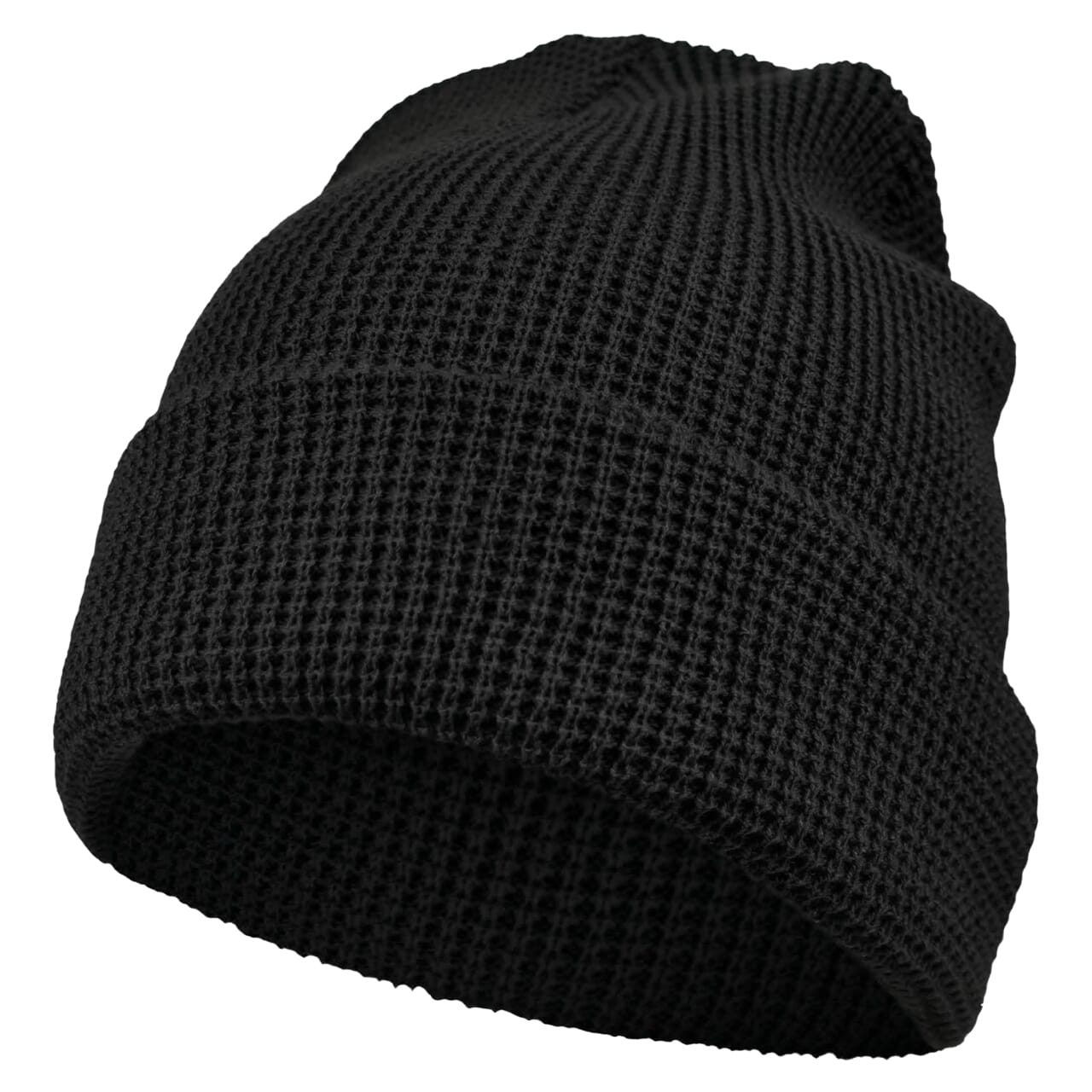Strickmütze in Waffeloptik