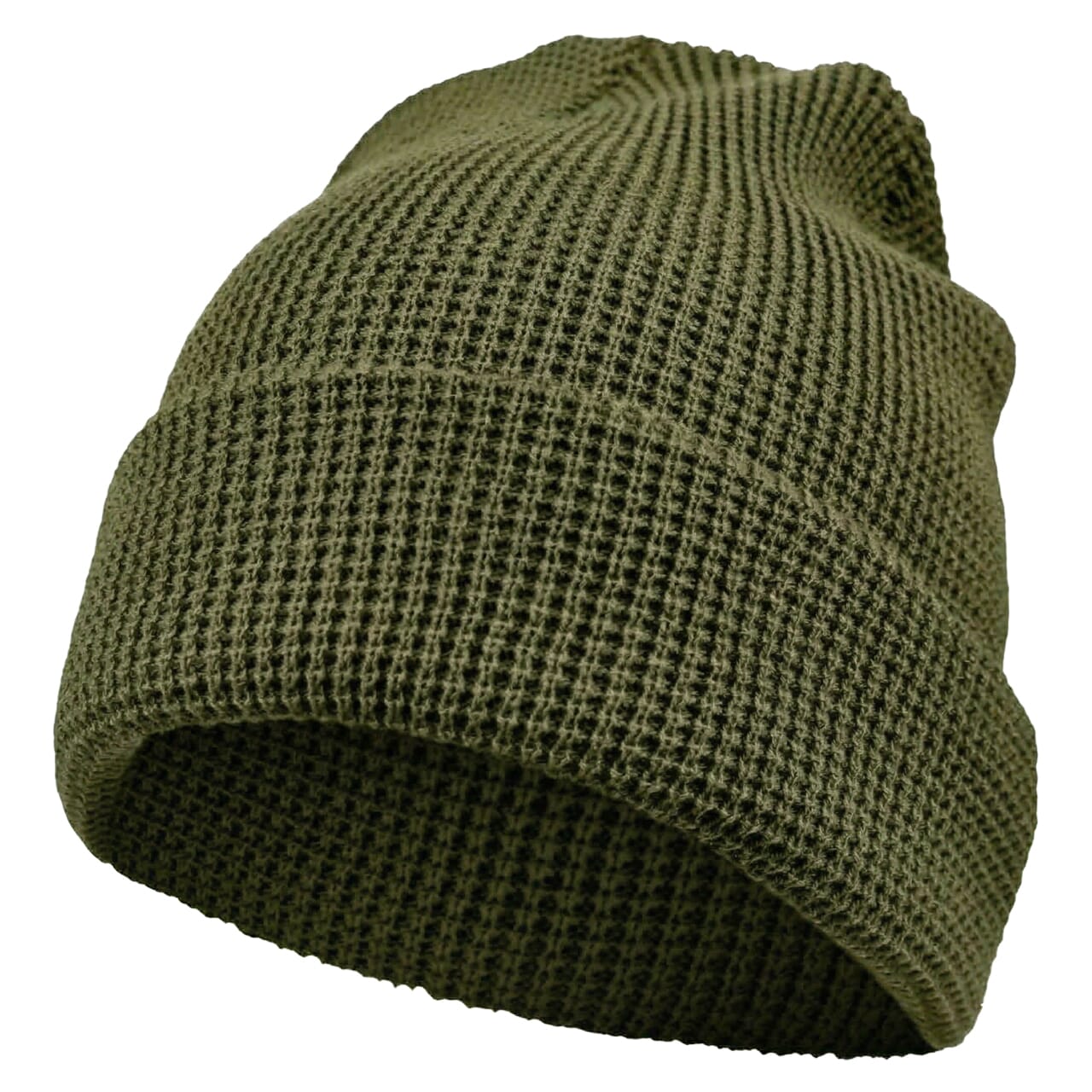 Strickmütze in Waffeloptik
