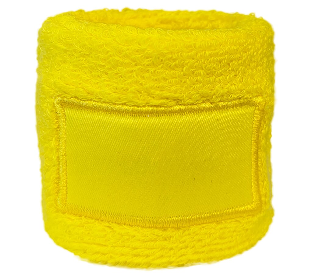 Frottier Armschweißband mit Label
