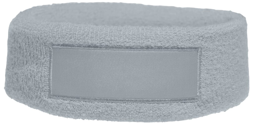 Frottier Stirnband mit Label