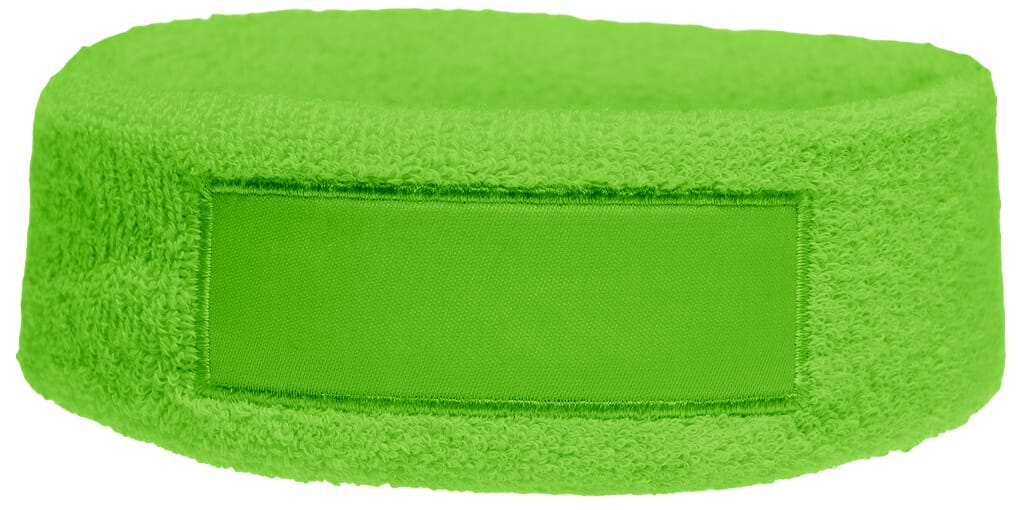 Frottier Stirnband mit Label