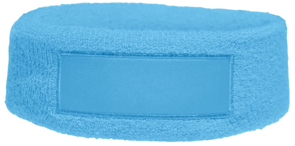 Frottier Stirnband mit Label