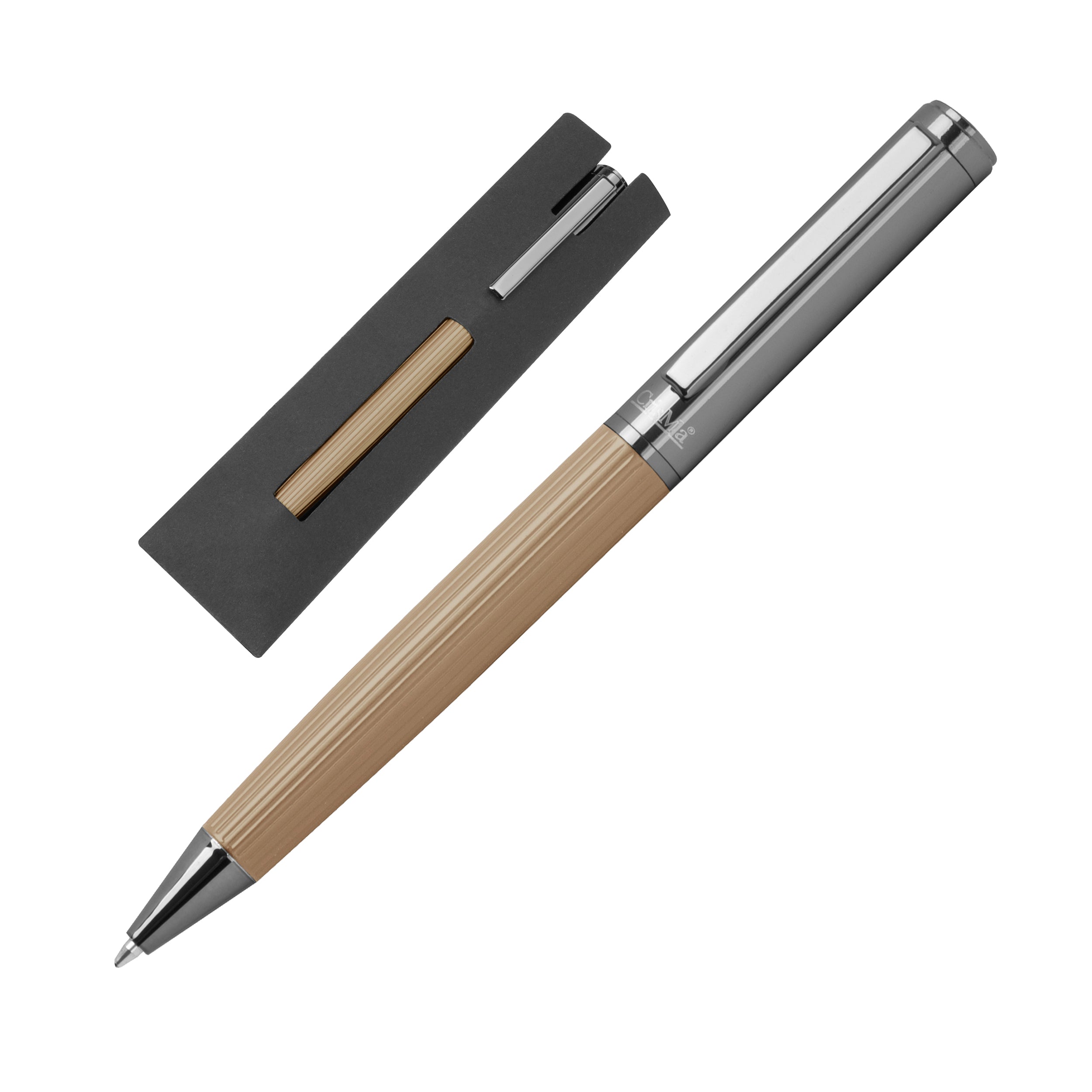 CrisMa Kugelschreiber mit geriffelter Griffzone SIENNA