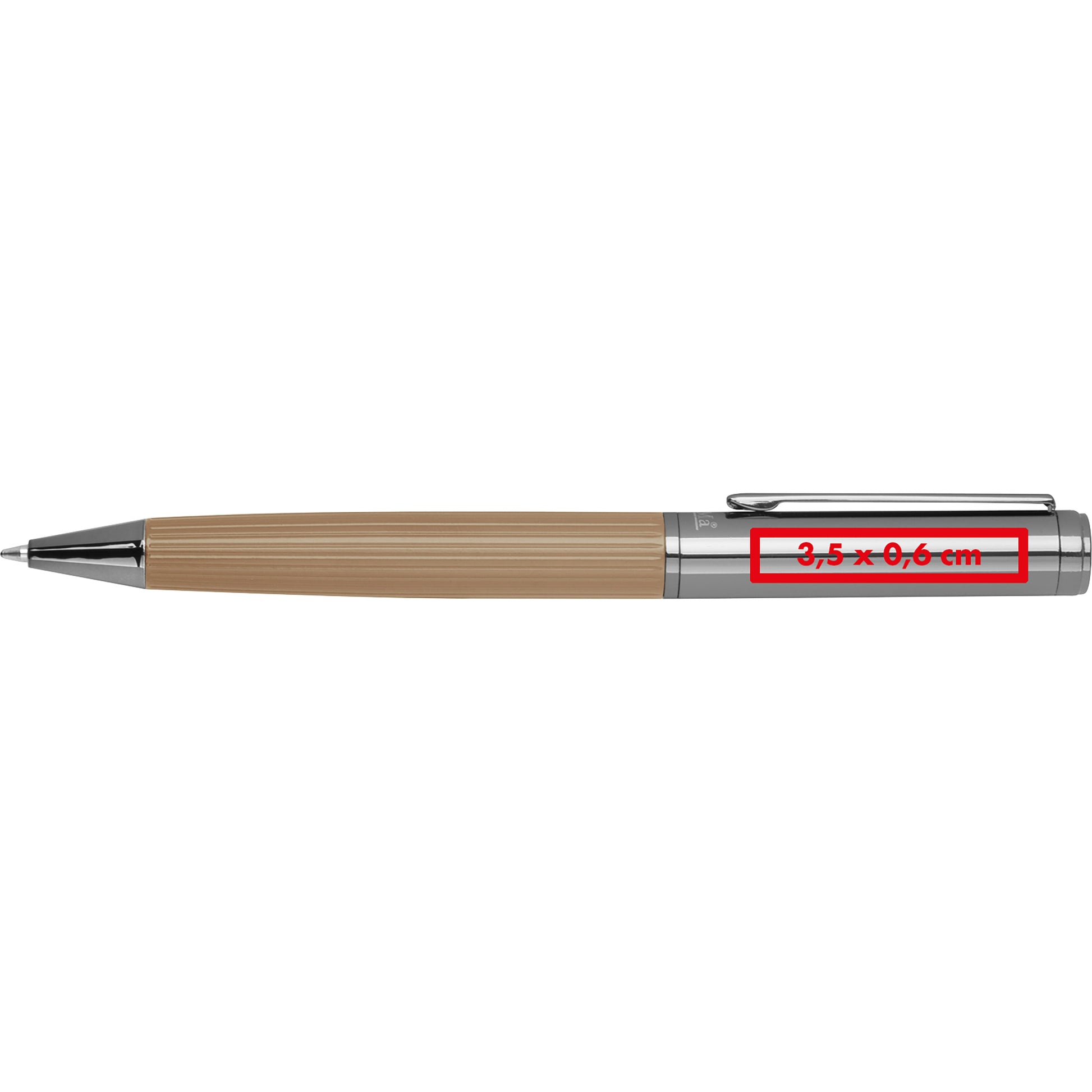 CrisMa Kugelschreiber mit geriffelter Griffzone SIENNA