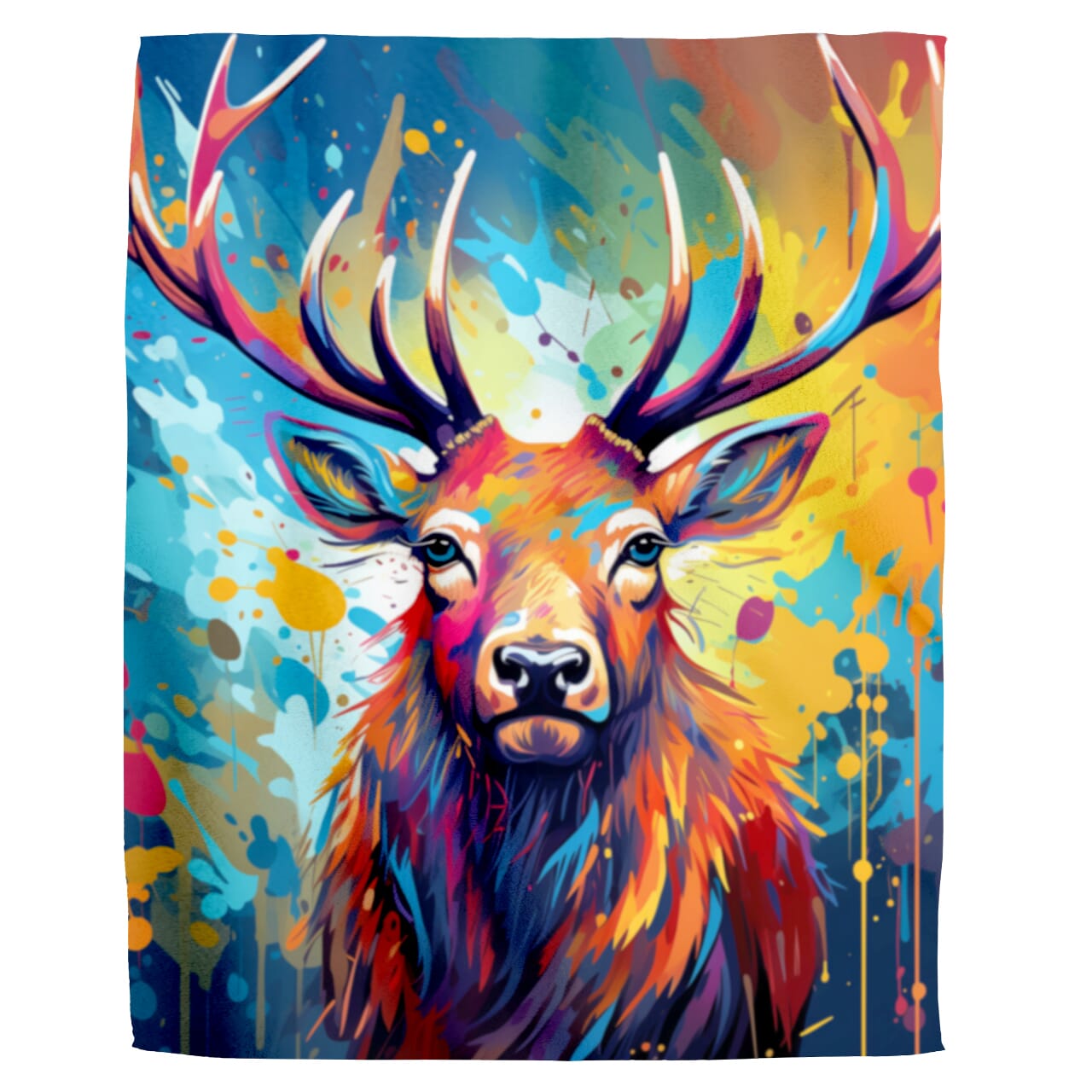 Sherpa Sublimation Fleecedecke 150x120 cm, 300 g/m²