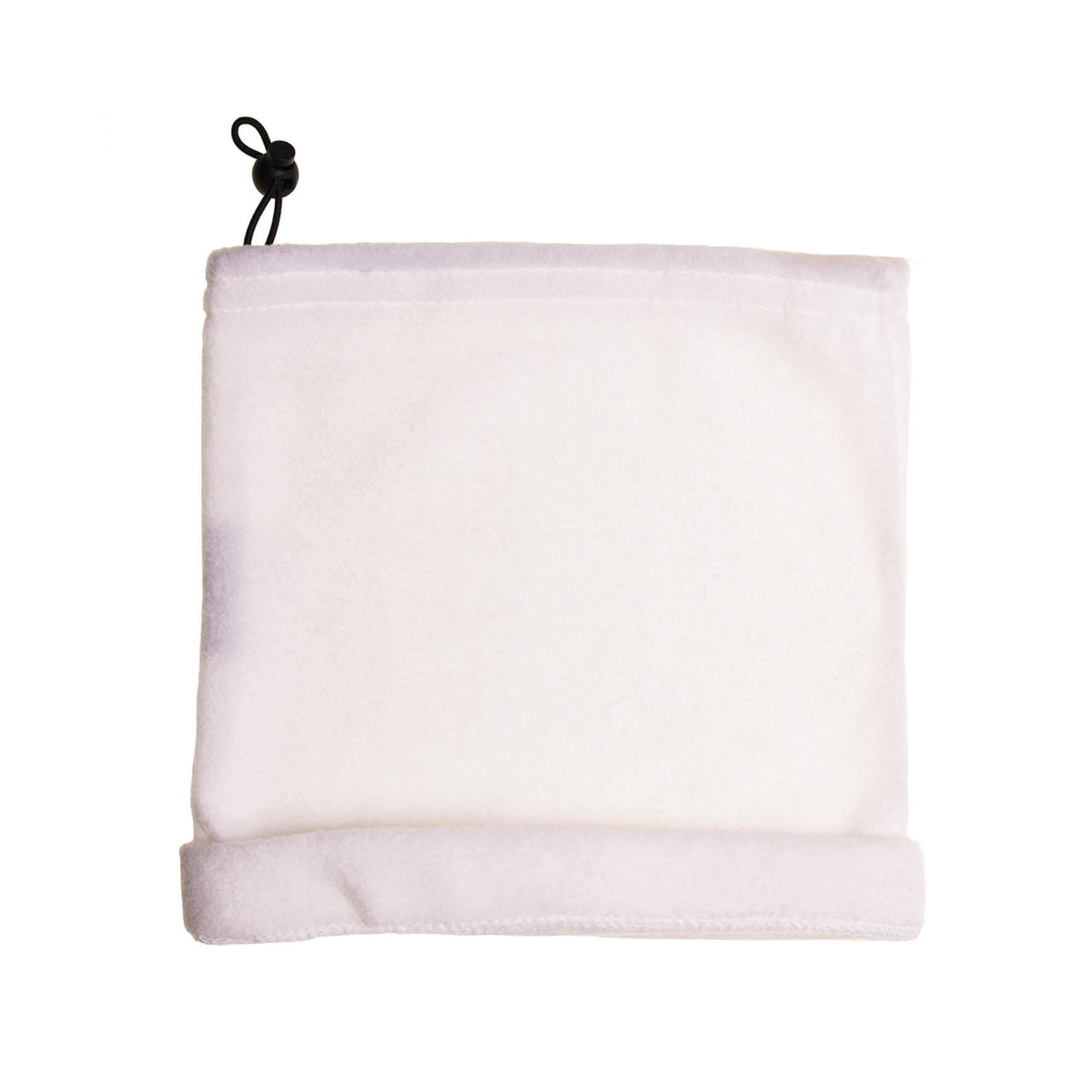 Fleece-Schlauchschal – Weiß