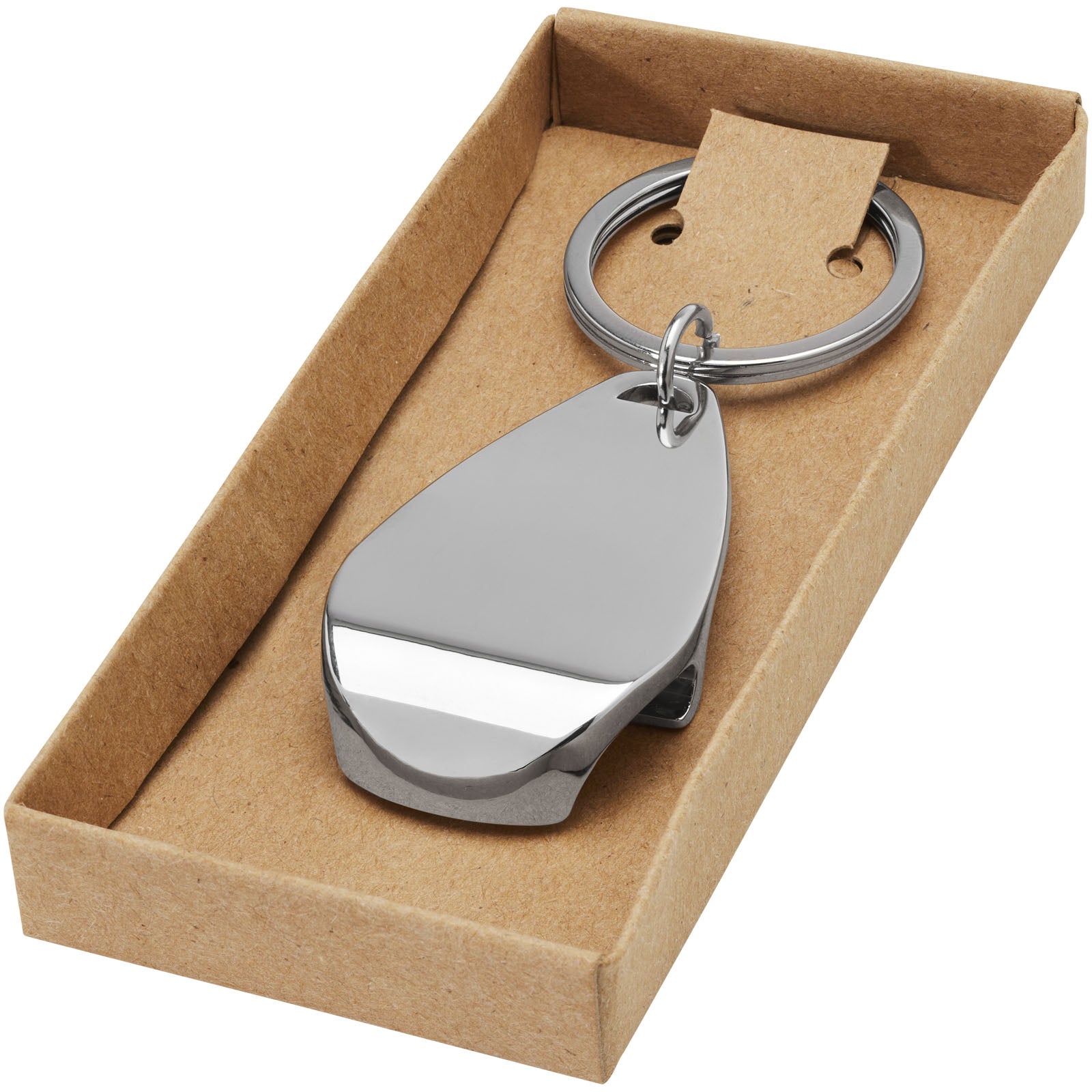 Don Schlüsselanhänger mit Flaschenöffner – Silber