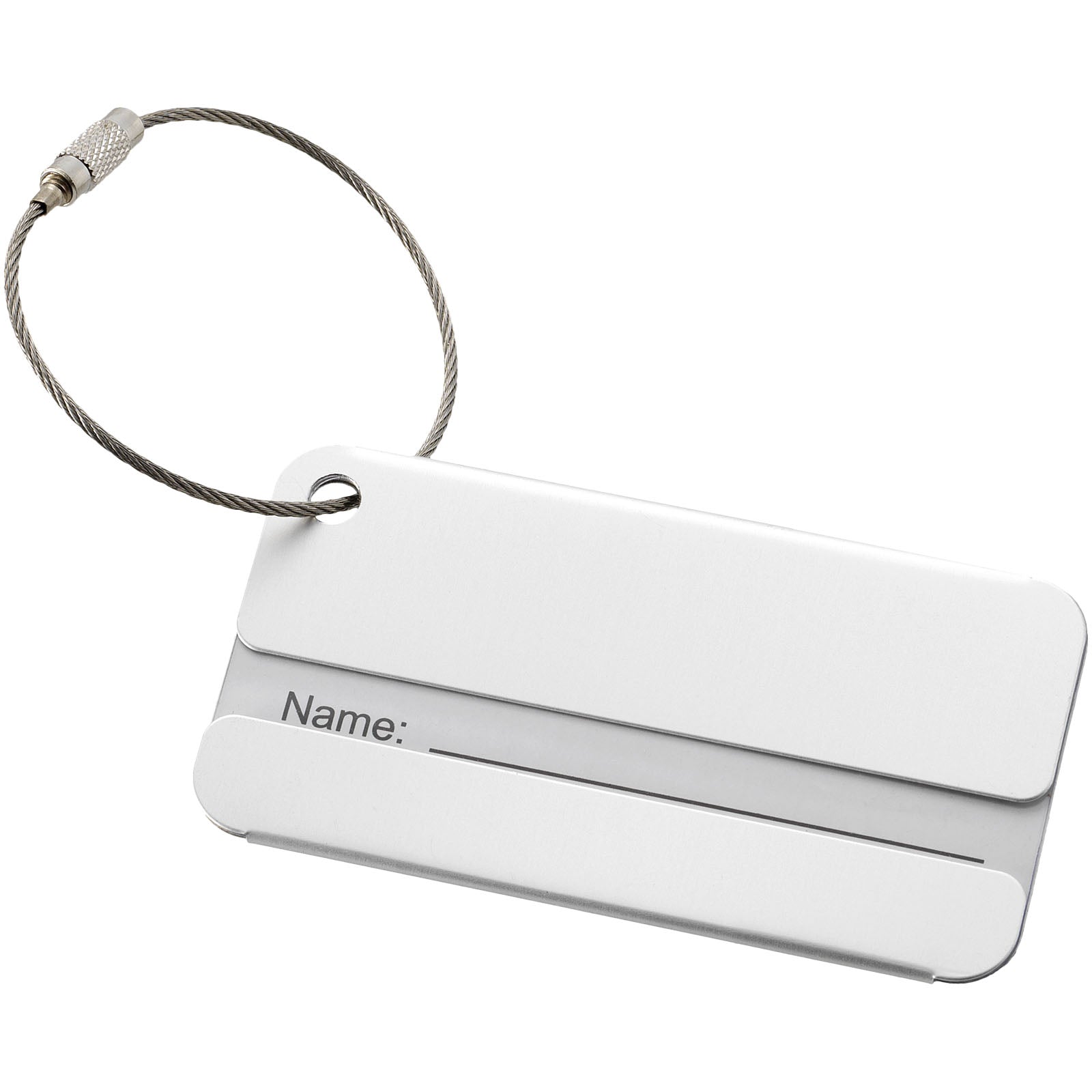 Traveler Kofferanhänger – Silber