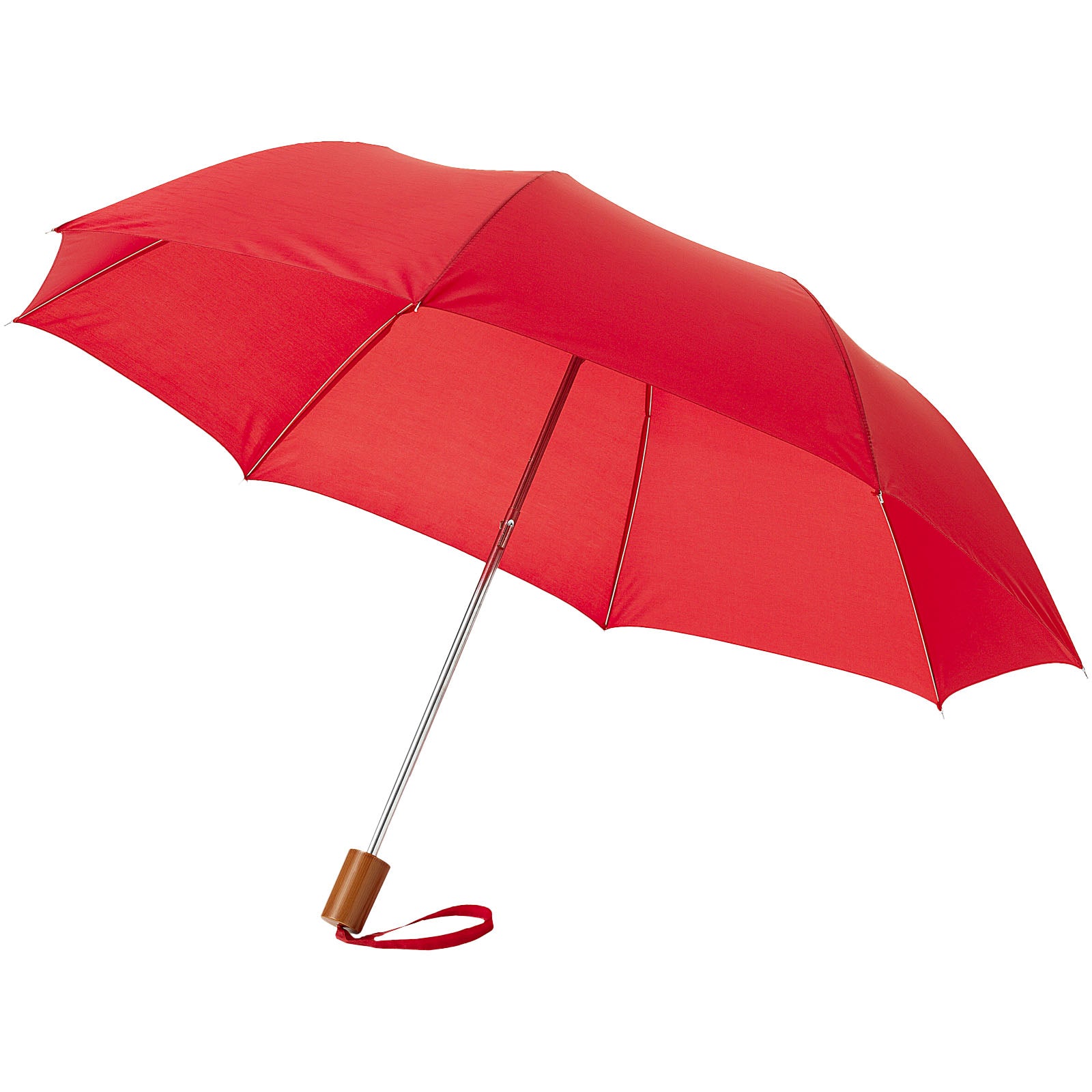 Oho 20" Kompaktregenschirm – Rot