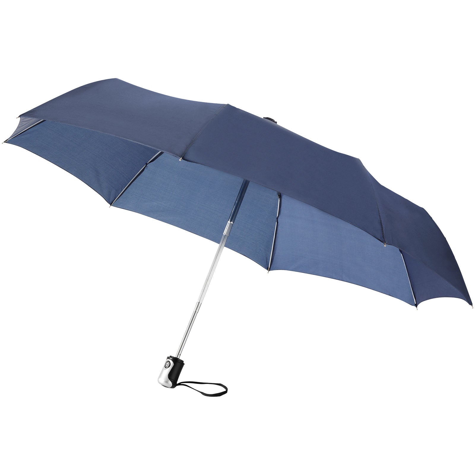 Alex 21,5" Vollautomatik Kompaktregenschirm – Navy