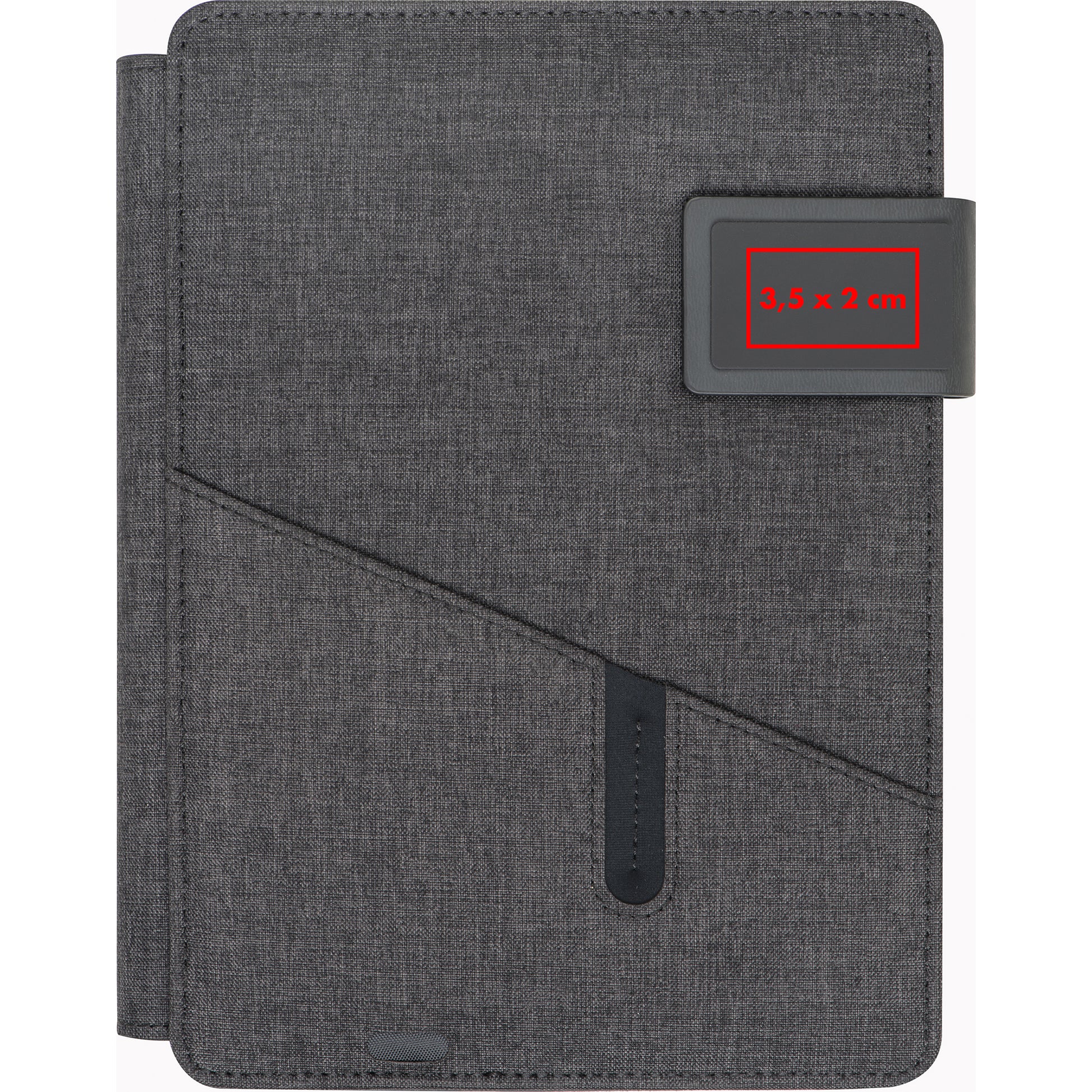 A5 Mappe mit integrierter Powerbank 4.000 mAh FABIOLA